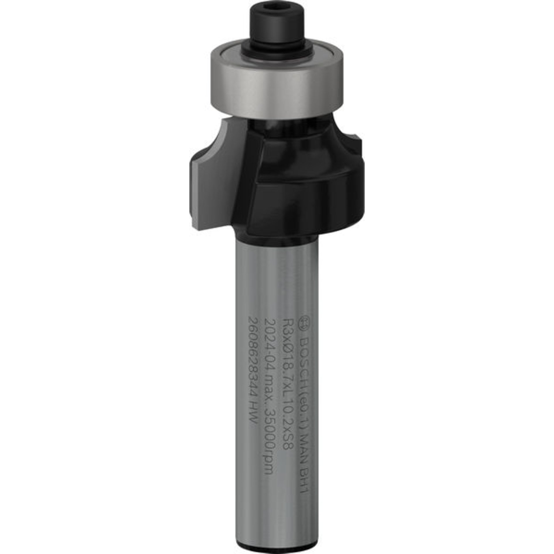 PRO Abrundfräser, R 3, Schaft 8 mm