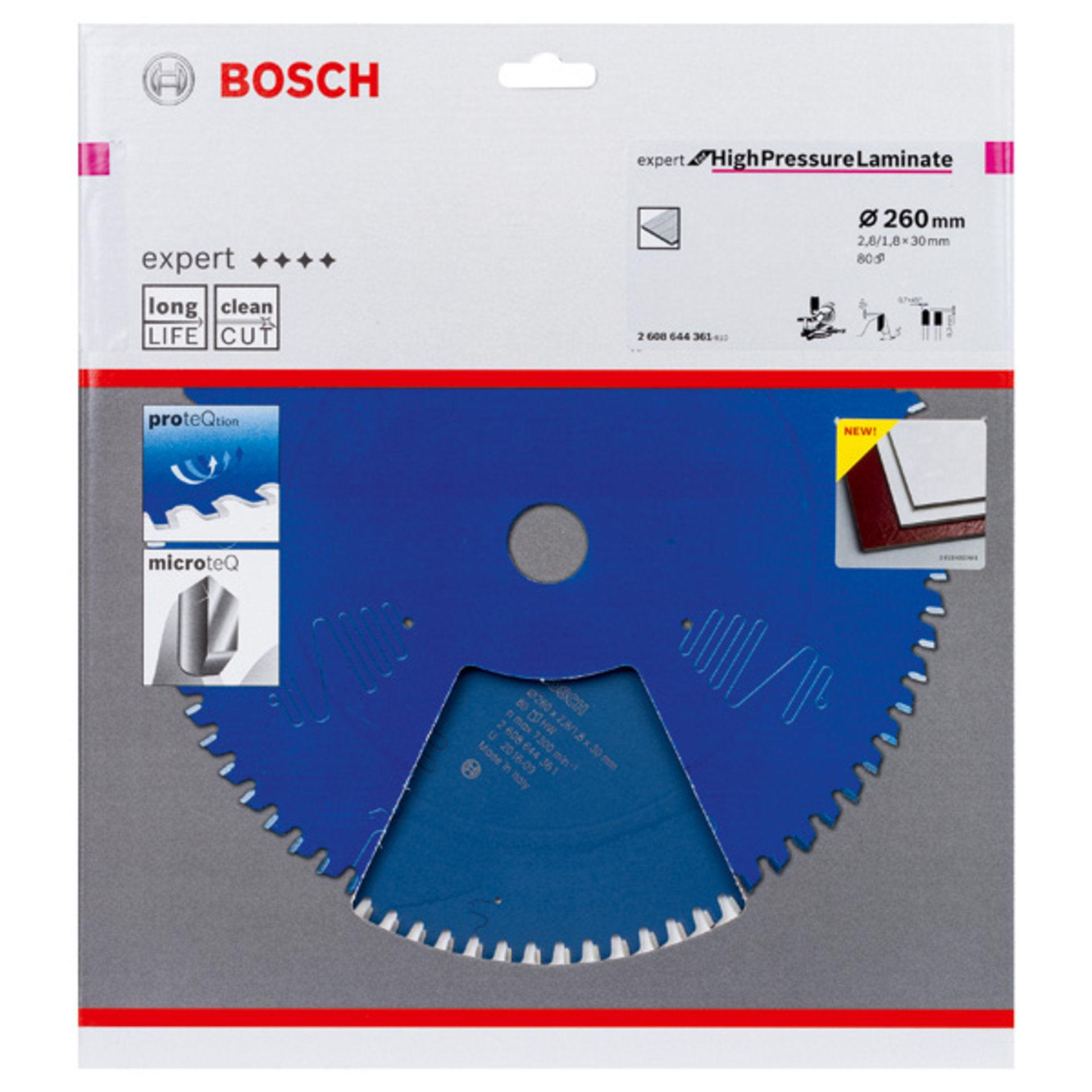 Expert for High Pressure Laminate Kreissägeblatt 260x30-80