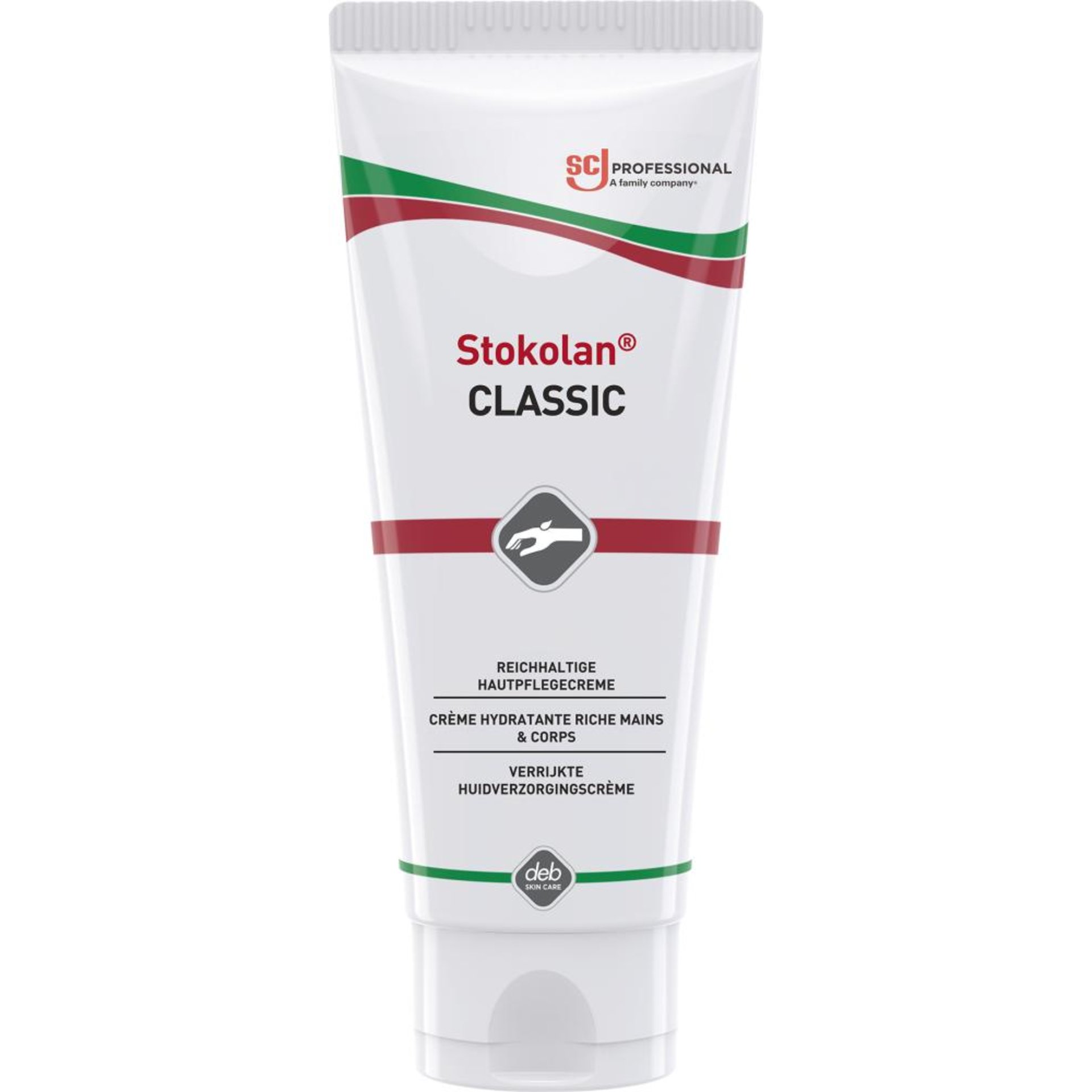 Stokolan Classic Hautpflegecreme 100 ml Tube trockene-strapaz. Haut