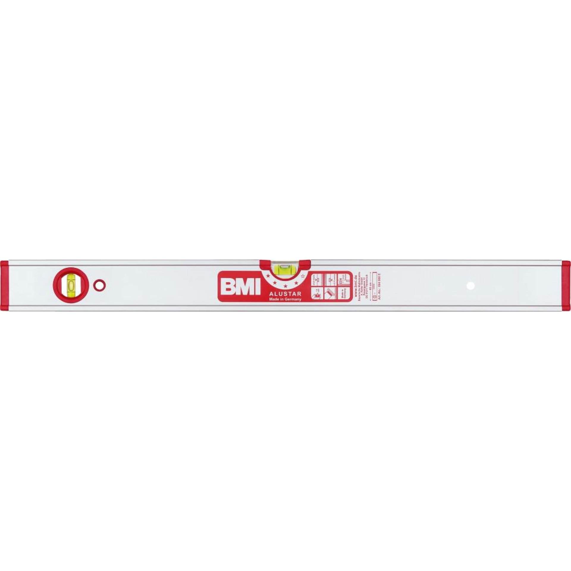Wasserwaage LM ALUSTAR 60cm eloxiert BMI