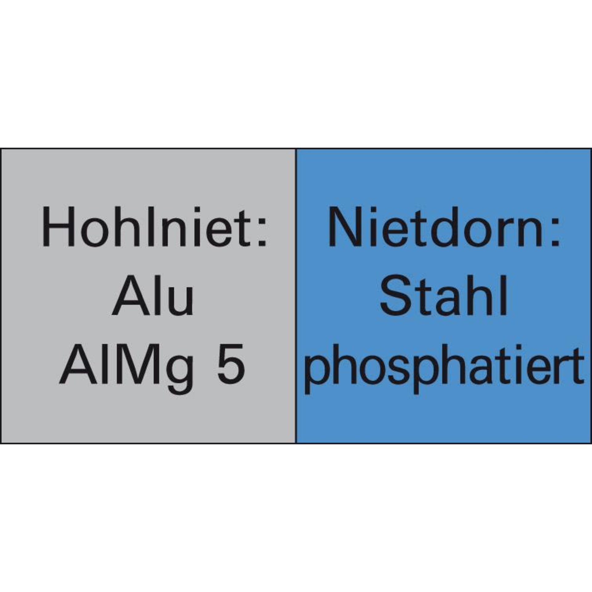 Blindniet CAP Alu/Stahl Flachrundkopf 3,2x8mm GESIPA