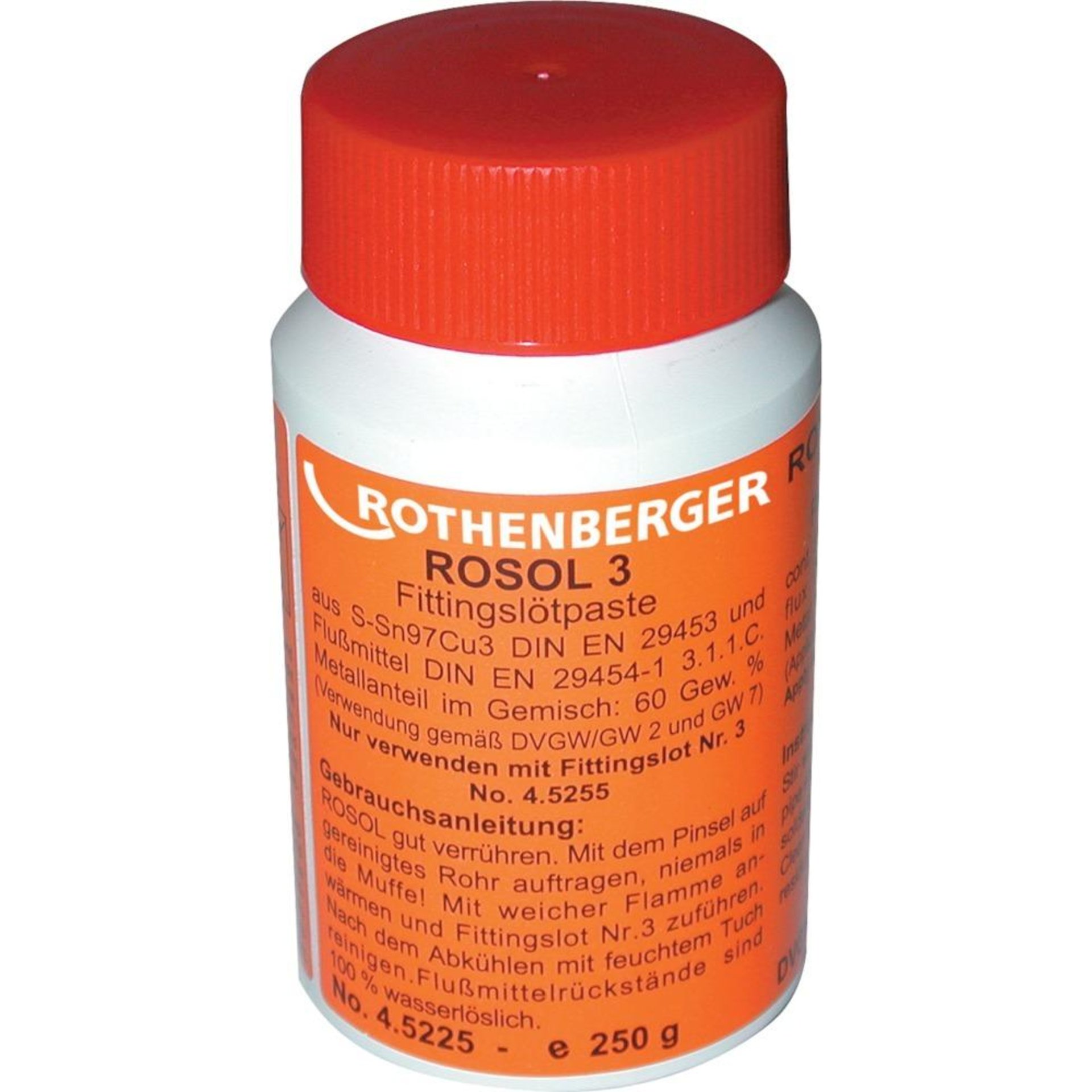 Weichlötpaste Rosol 3 250g Flasche Rothenberger