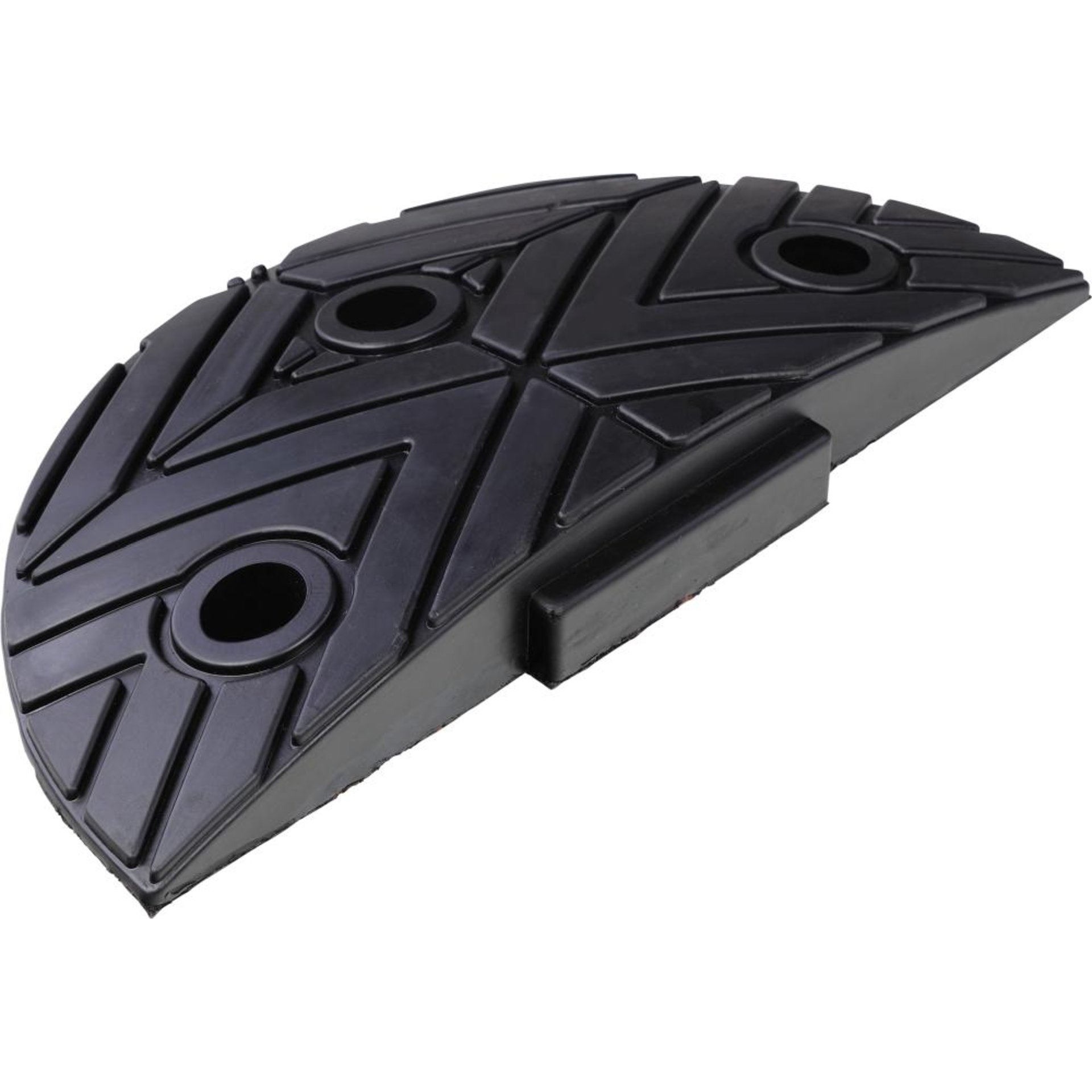 Fahrbahnschwelle Anfangsstück schwarz B250xT420xH50 mm