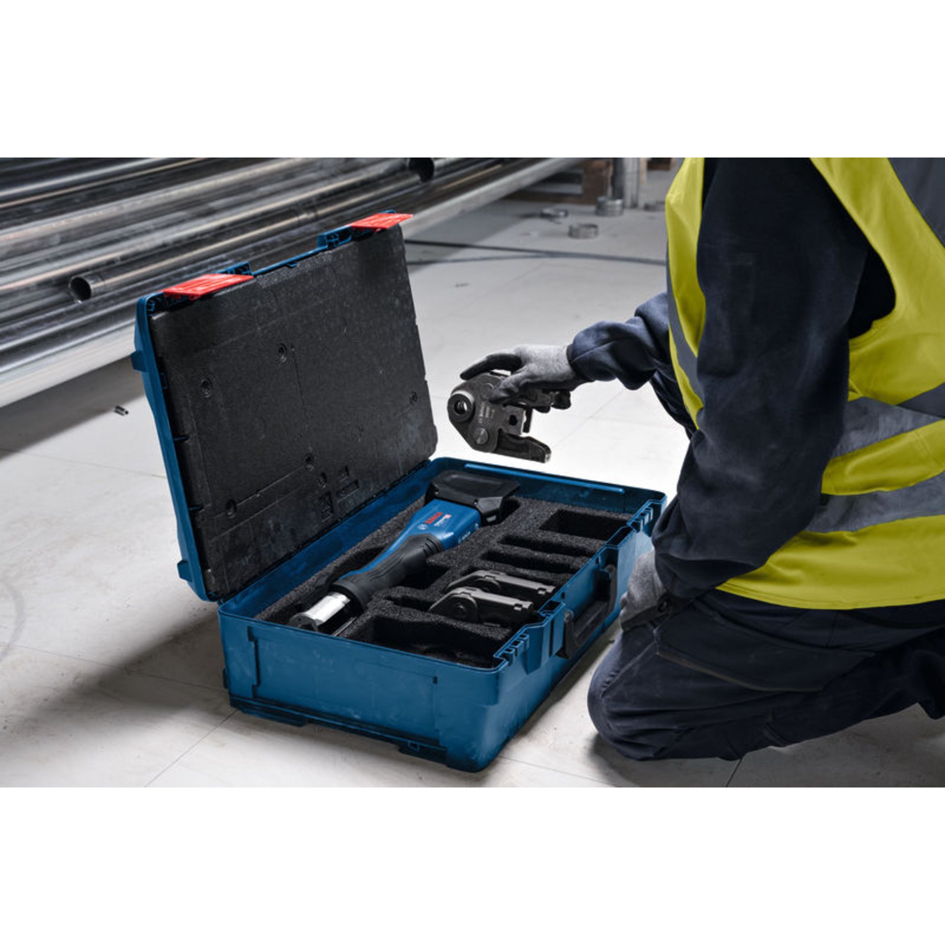 Akku-Presswerkzeug GPT 18V-32, 1 x XL-BOXX, Kit TH