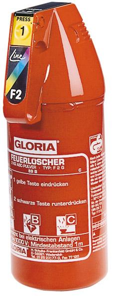 Auto-Pulverlöscher F 2 G 2 kg Auto-Pulverlöscher F 2 G 2 kg