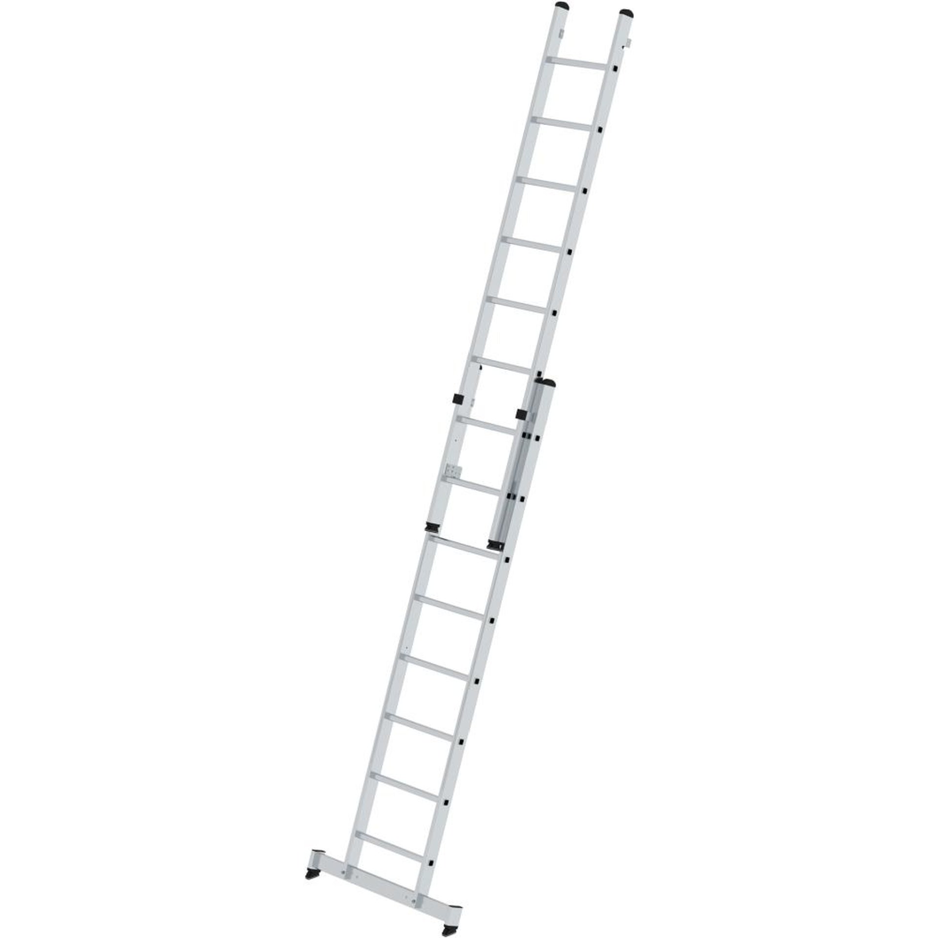 Alu-Mehrzweckleiter 2x8 Sprossen Leiterlänge 4,18m ausgef.Arbeitshöhe bis 5,30 m