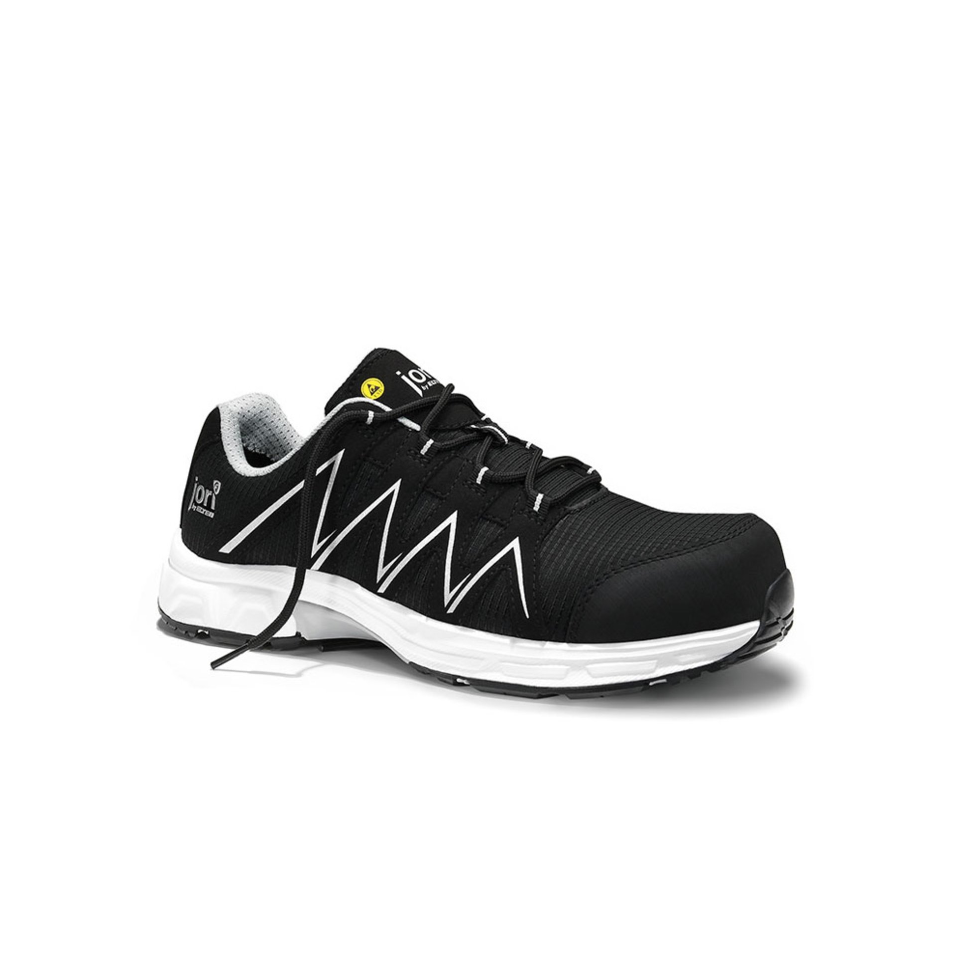 Sicherheitshalbschuh jo_SPEEDY black-silver Low ESD S3S, Gr. 42
