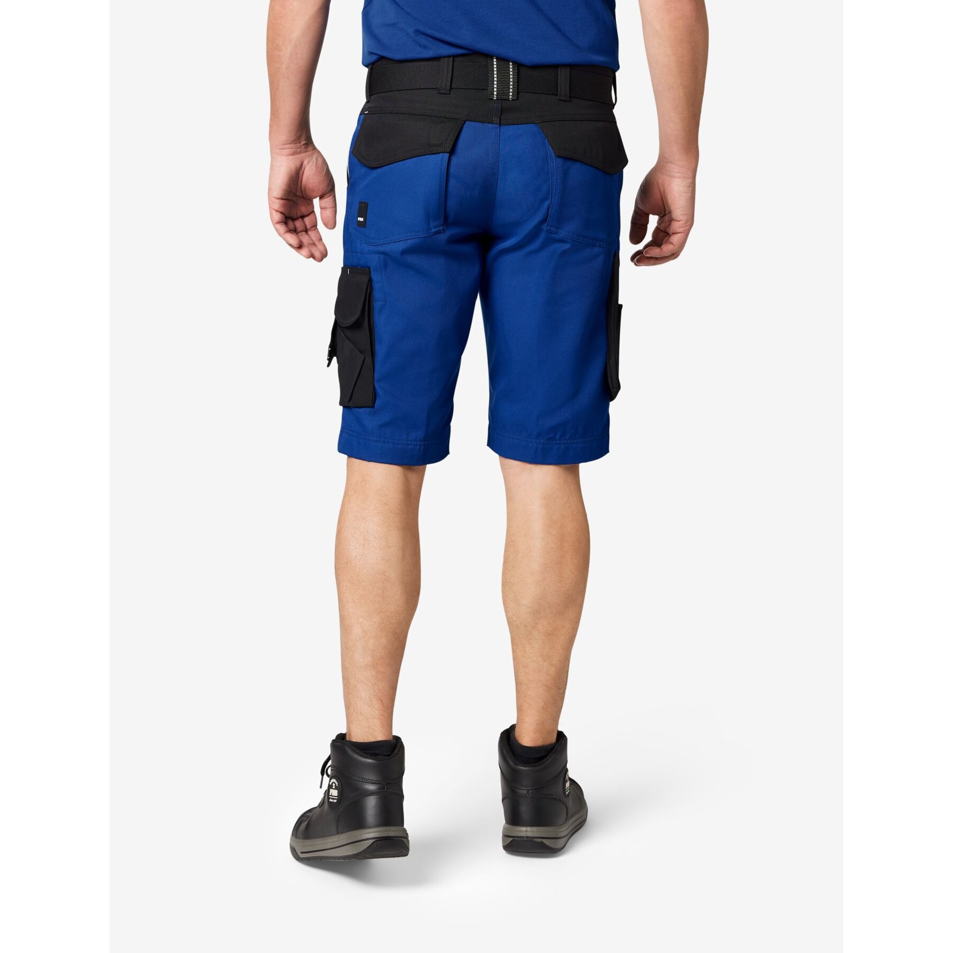 THEO Bermuda kurze Arbeitshose royalblau-schwarz Gr. 46