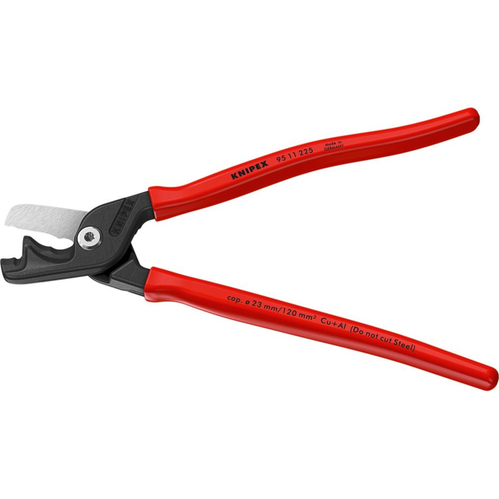 Kabelschere mit Kunststoff-Griffen 225mm KNIPEX