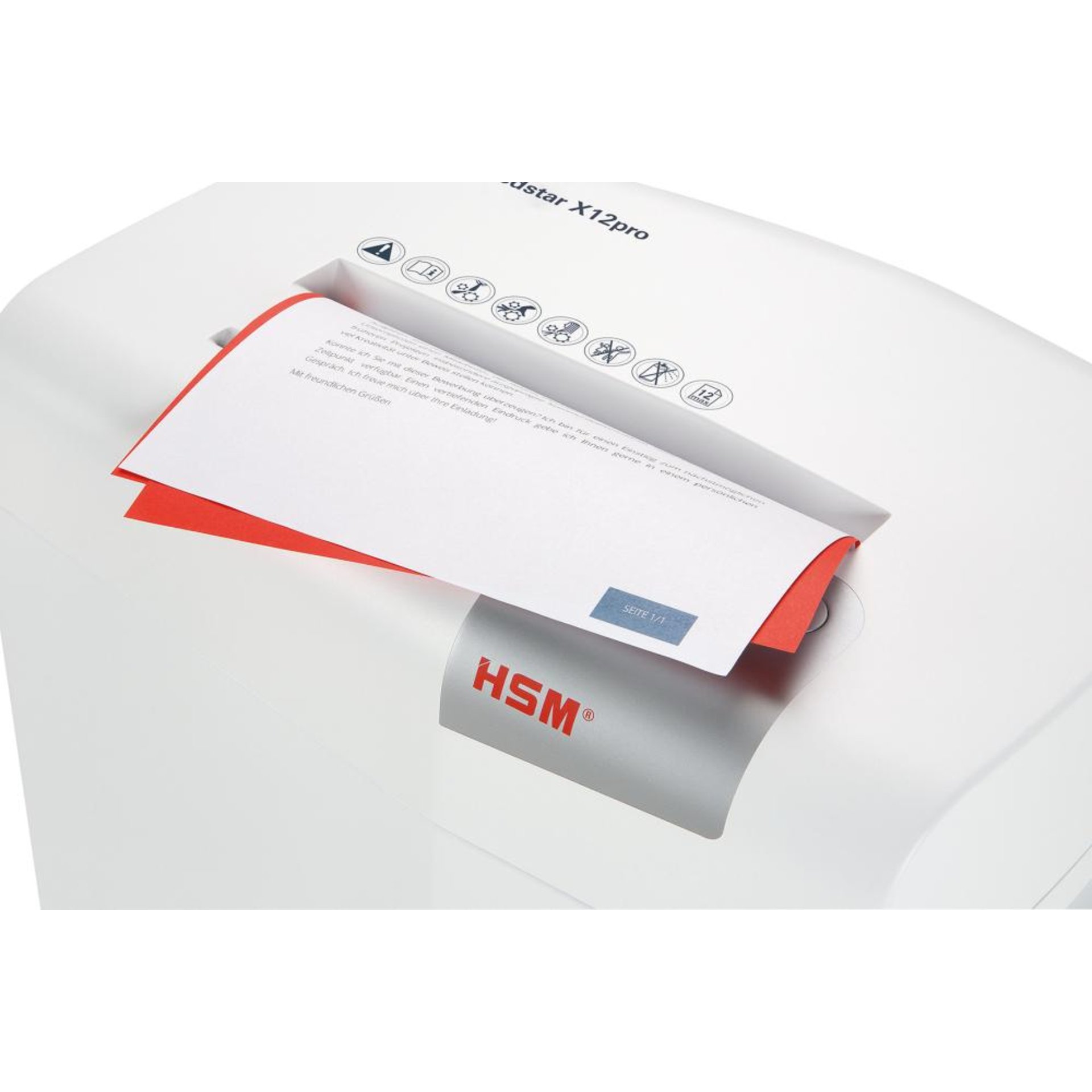 Aktenvernichter shredstar x12pro Schnittgröße 2x15 mm