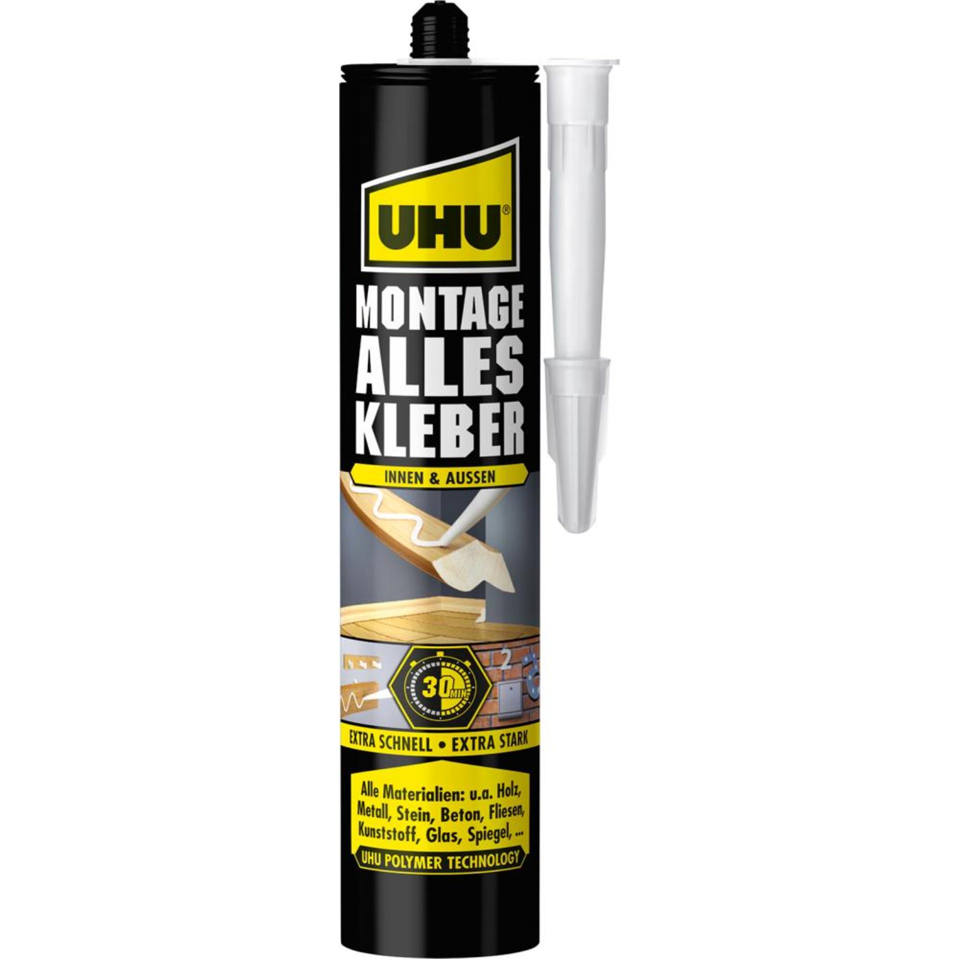 UHU MONTAGE ALLESKLEBER Kartusche 425g
