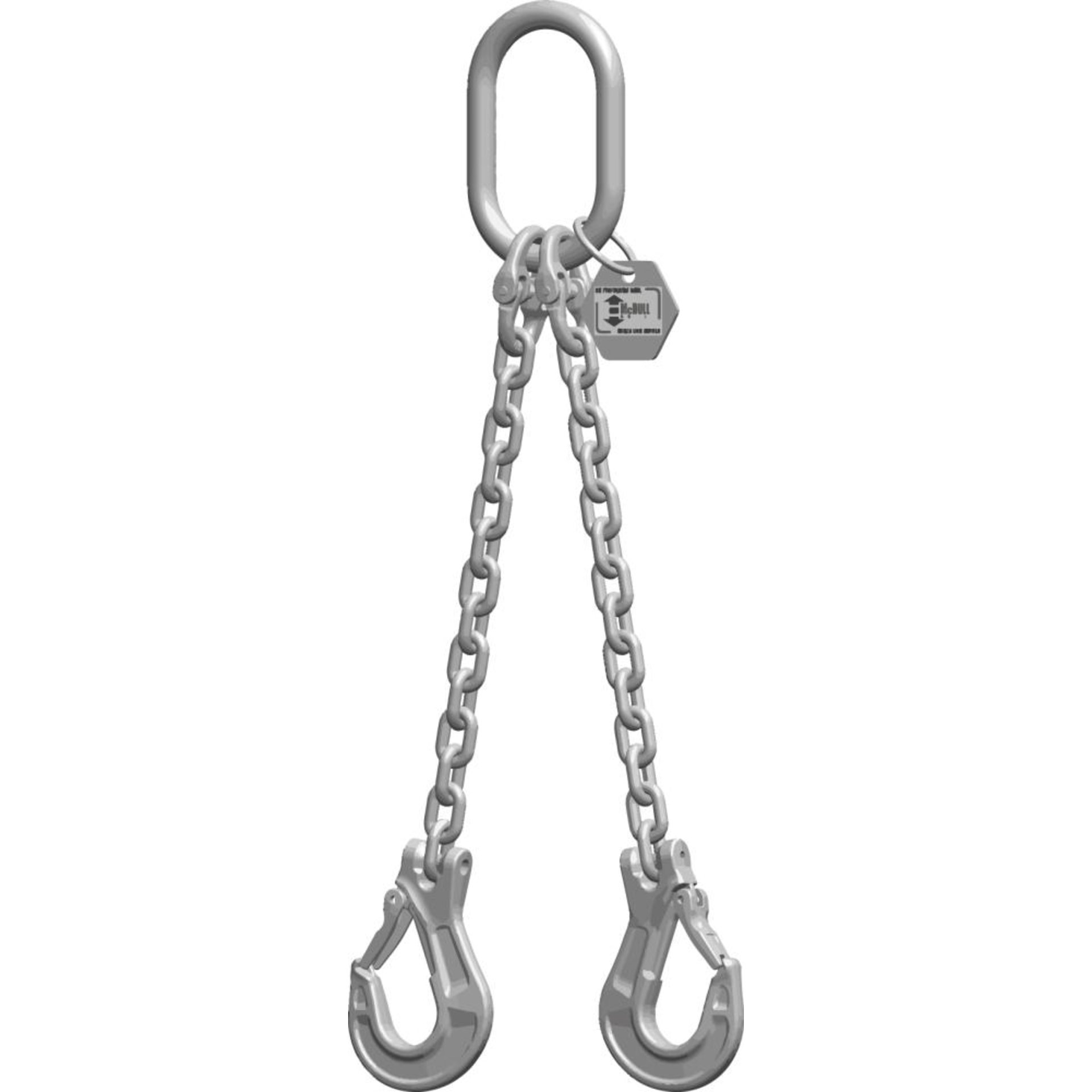 Zweistrang-Kettengehänge mit INOX-Kette