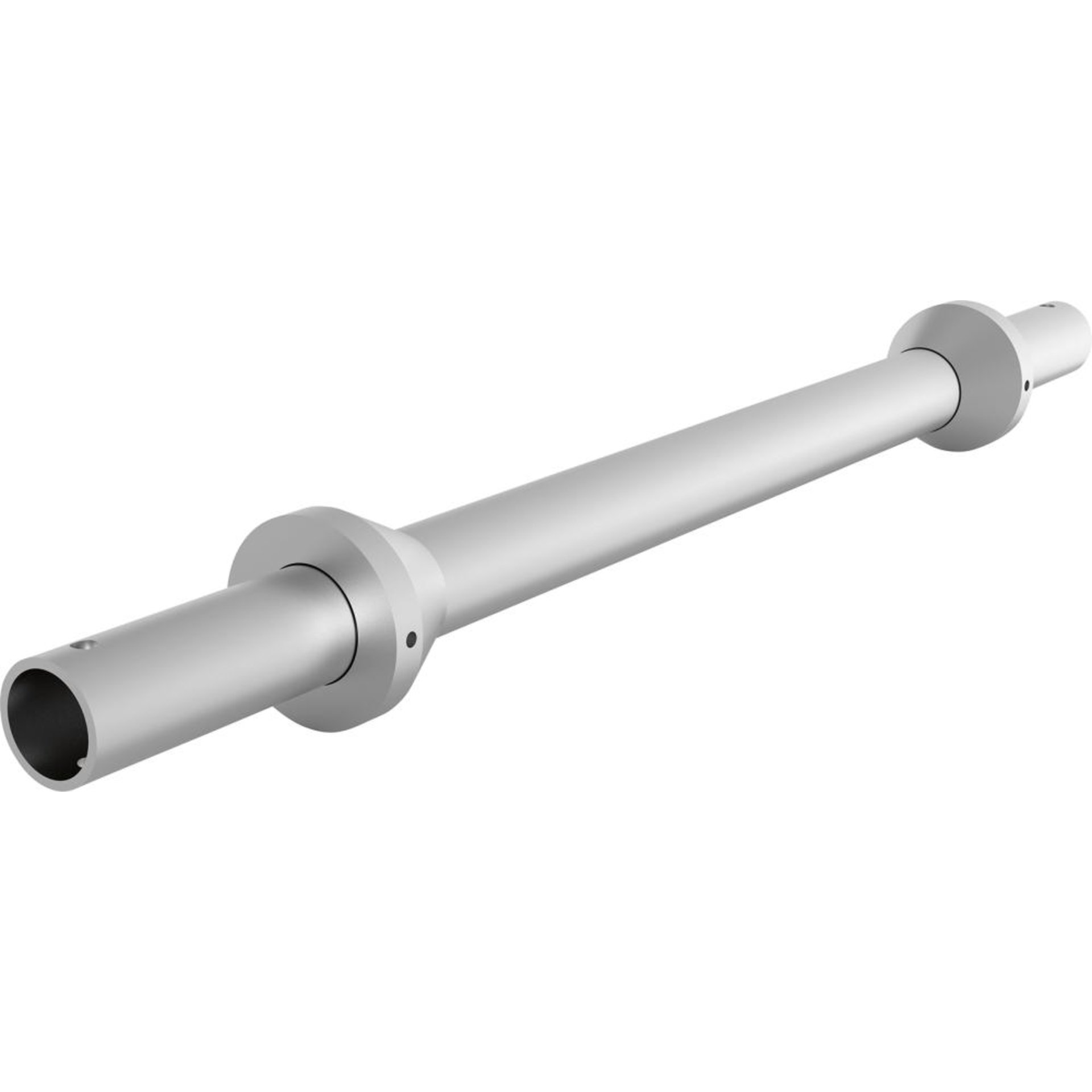 Kabeltrommelachse D60,3xB1100 mm mit Zentrierstücke