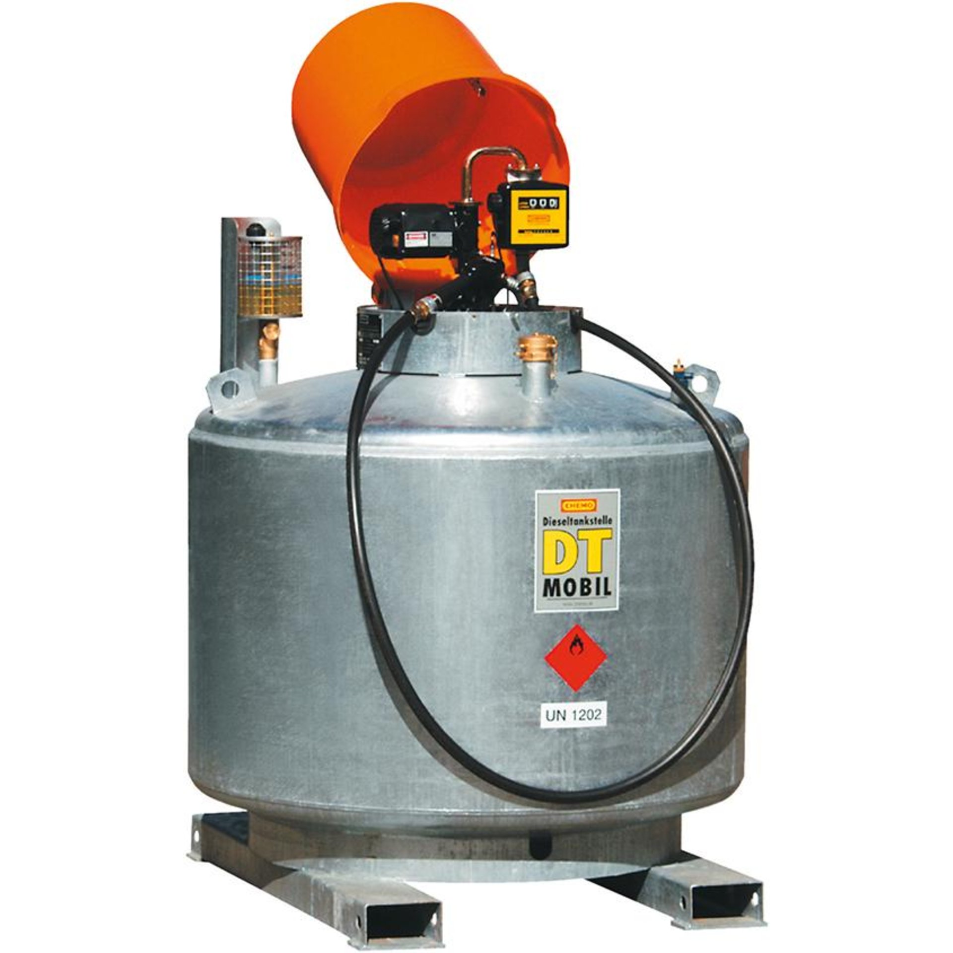 Tankst.DT-Mobil 400l m.Pumpenh.,doppelw. CEMO