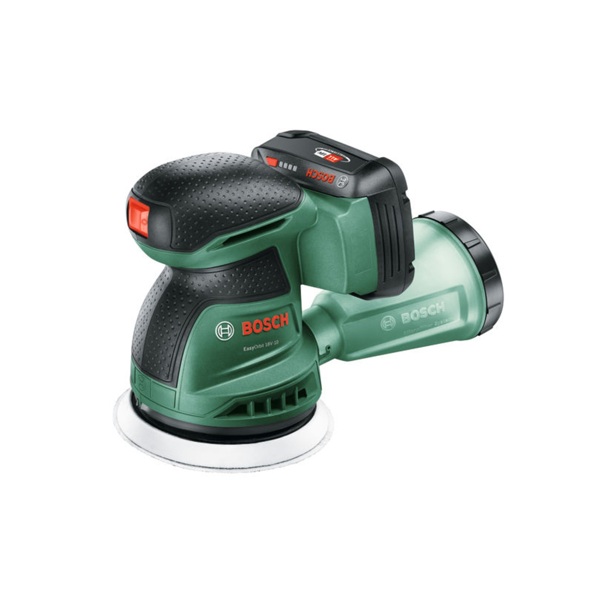 Akku-Exzenterschleifer EasyOrbit 18V-10, 1 x Akku PBA 18V 2.0Ah