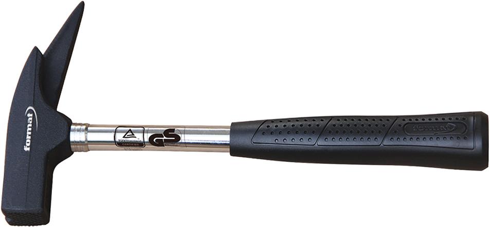 Format Latthammer geraut mit Magnet-Nagelhalter und Stahlrohrstiel 600g Format Latthammer geraut mit Magnet-Nagelhalter und Stahlrohrstiel 600g