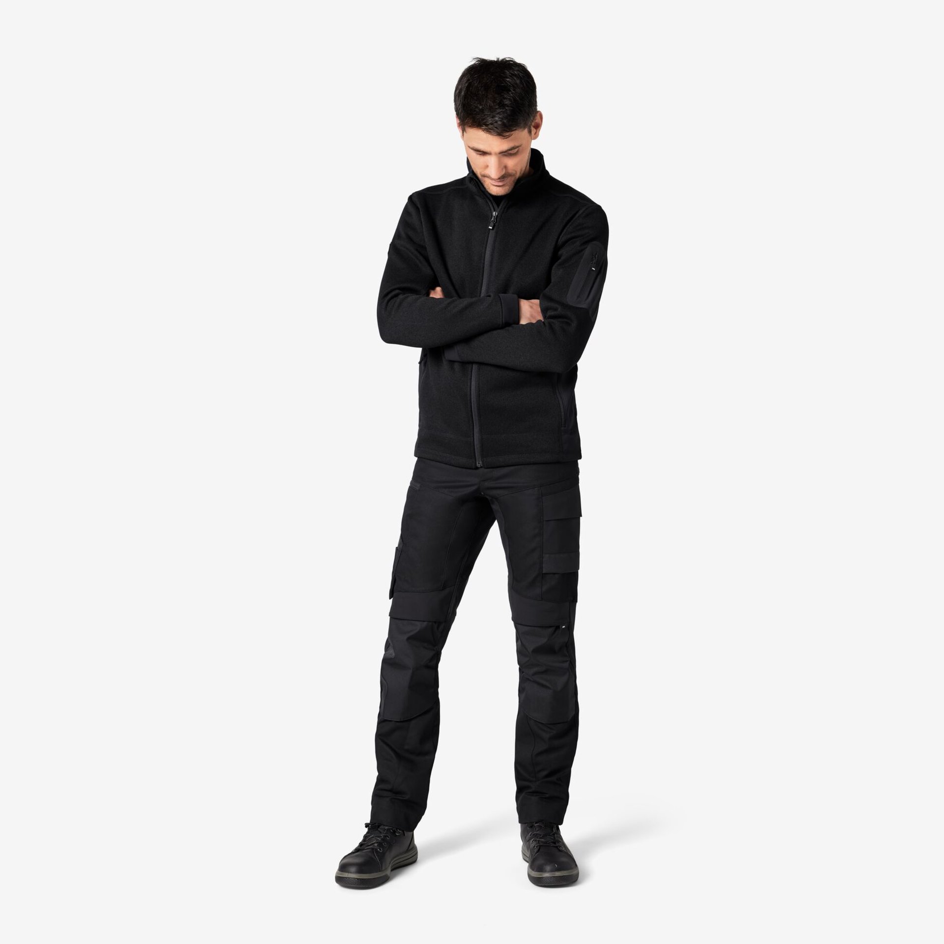 LEO Arbeitshose elastisch schwarz 98