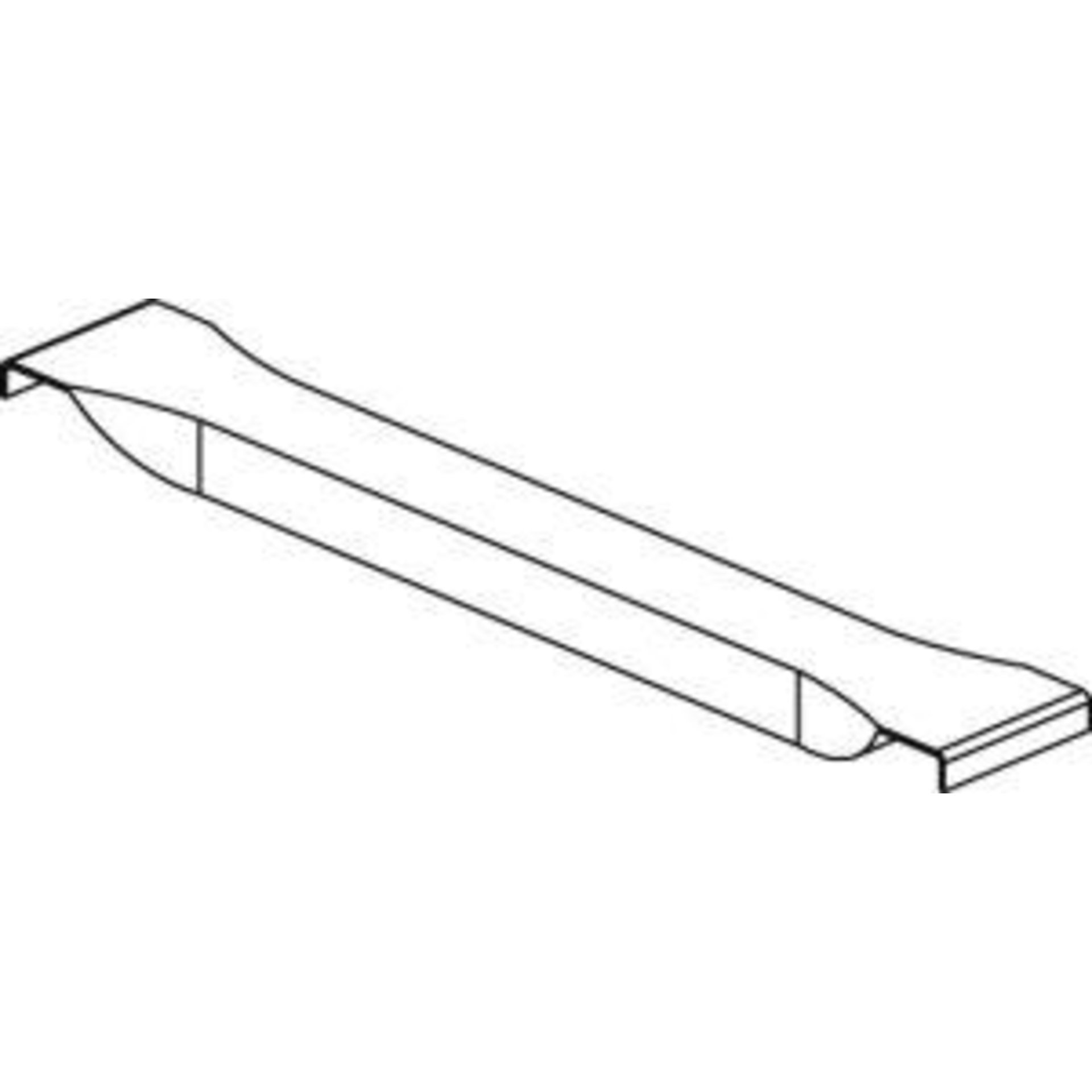 Tiefenauflage verzinkt für Regaltiefe 800 mm Tragkraft 1100kg p.Paar Meta MULTIPAL
