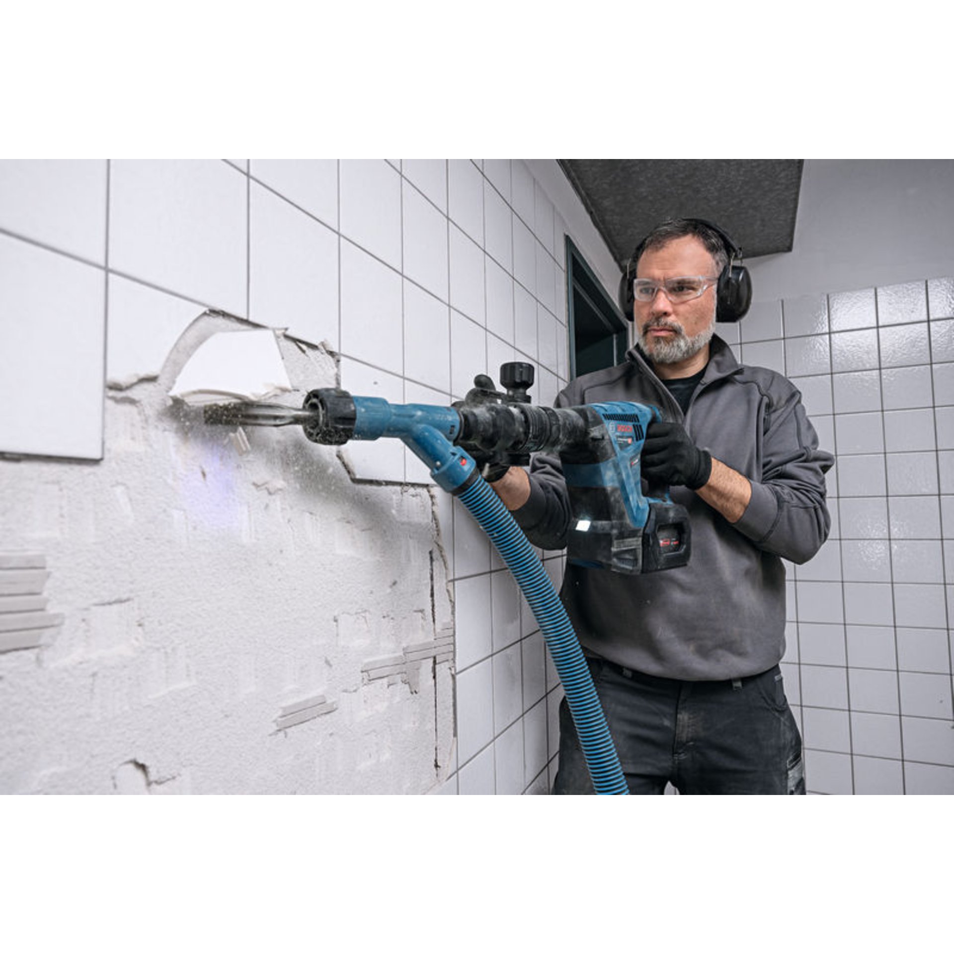 Akku-Schlaghammer mit SDS max GSH 18V-5 in XL-BOXX