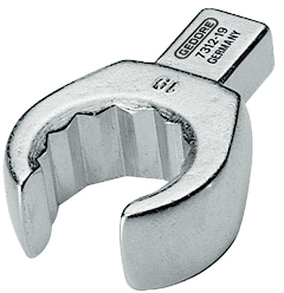 Gedore Einsteck-Ringschl. offen 13mm 9x12mm 4kt.
