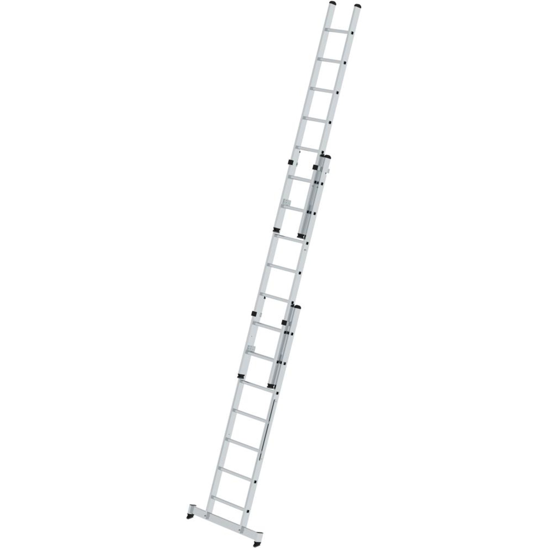 Alu-Mehrzweckleiter 3x7 Sprossen Leiterlänge 2,20m eingef.Arbeitshöhe bis 6,10 m