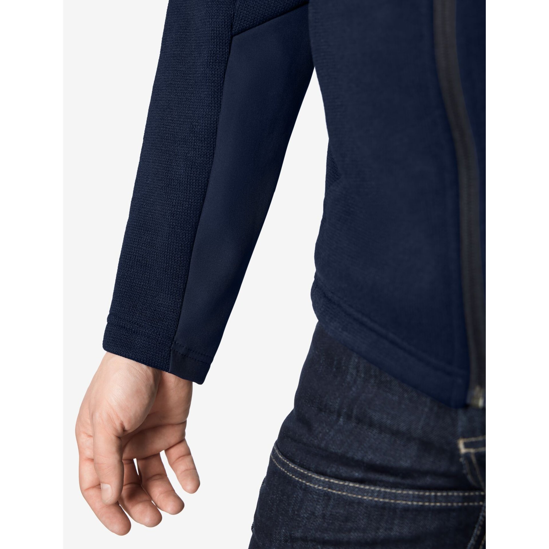 MAXIMILIAN Hybrid-Softshell Jacke marine L