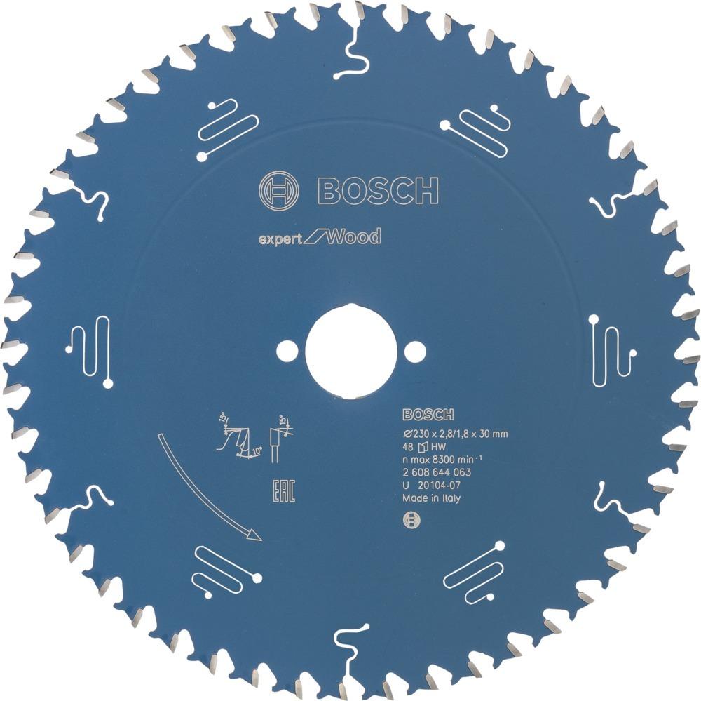 Bosch HW Kreissägeblatt Expert 230x30x2,8 48T Bosch HW Kreissägeblatt Expert 230x30x2,8 48T