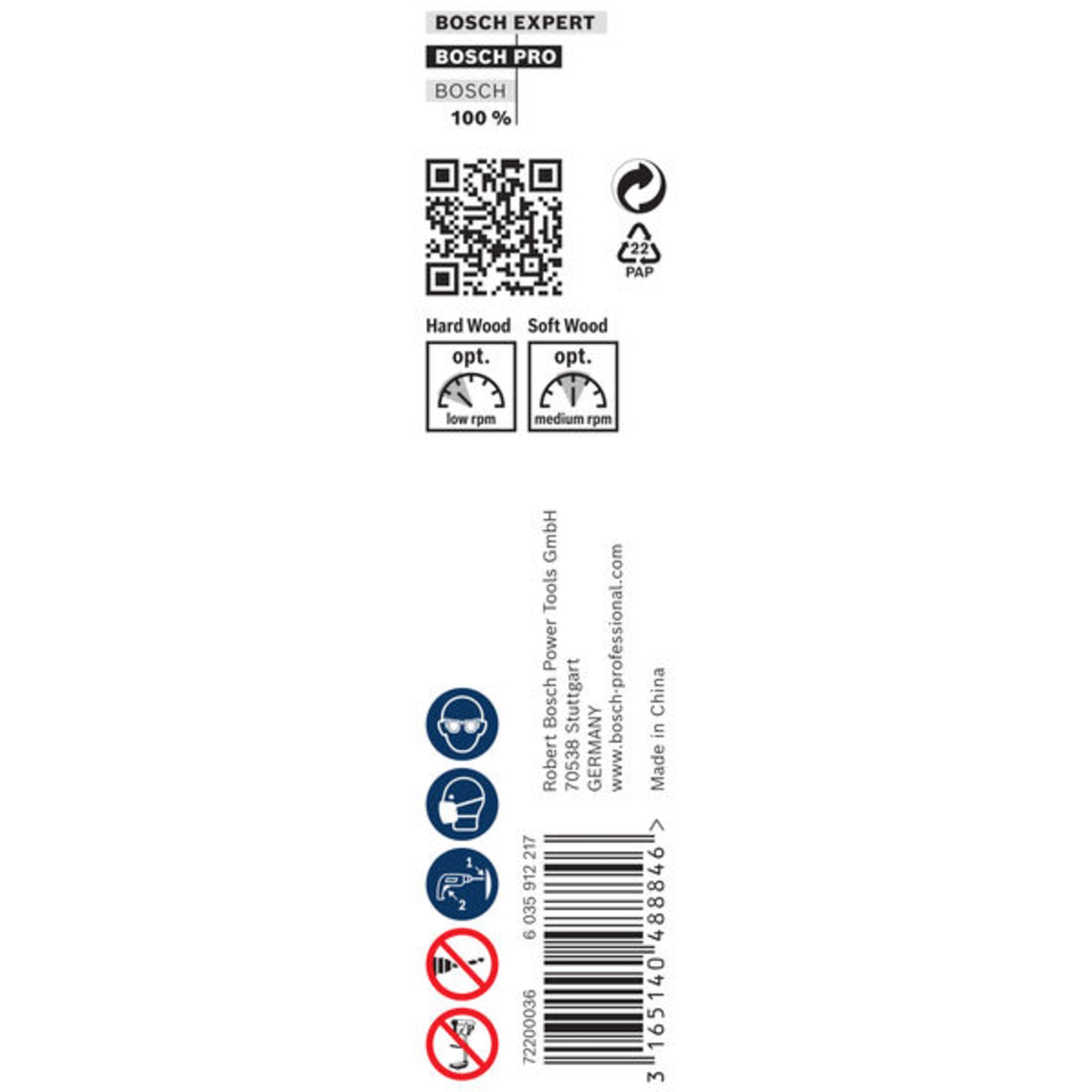 PRO Wood Holzschlangenbohrer, 7 x 385 x 450 mm