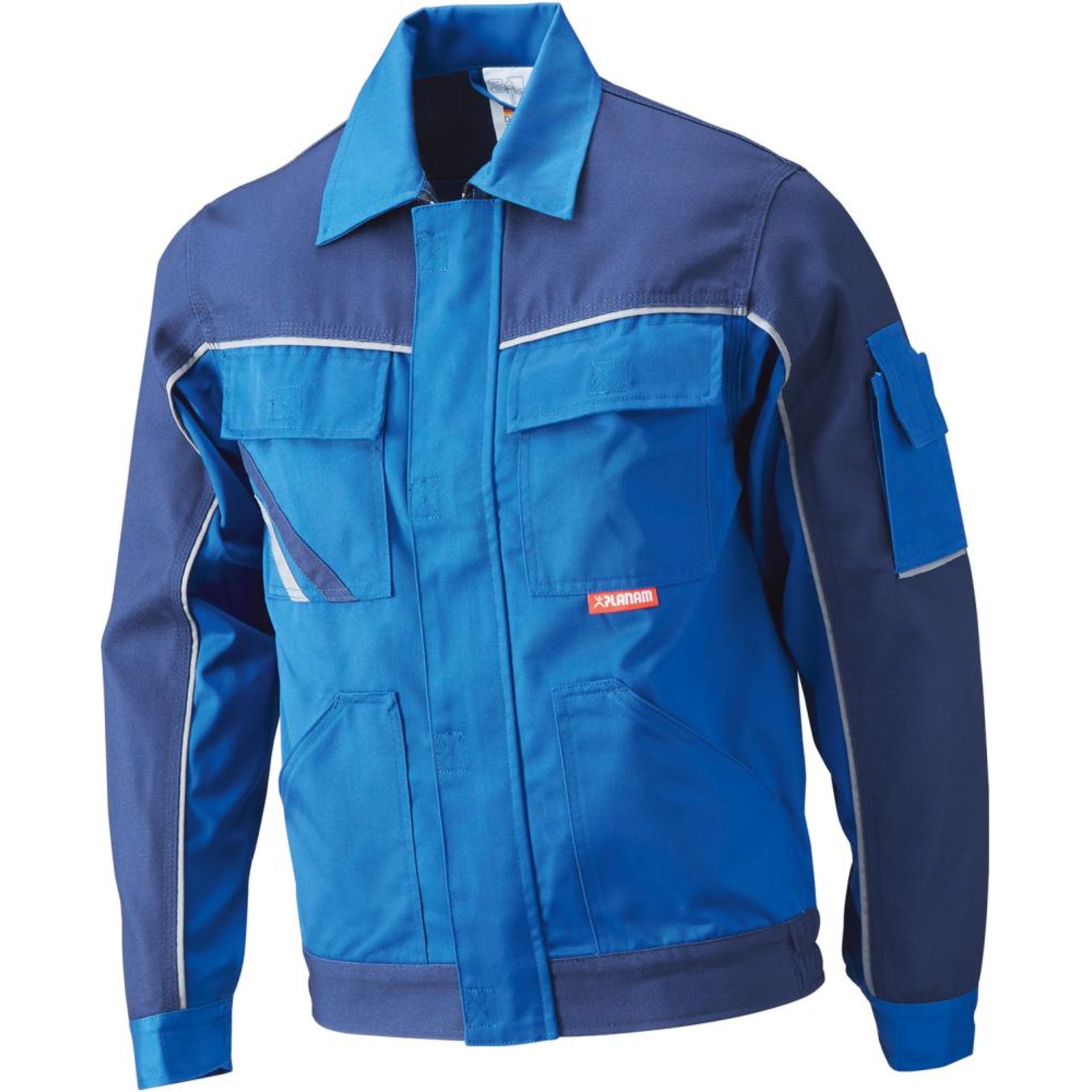 Bundjacke Highline, Gr.46,kornblau/marine PLANAM
