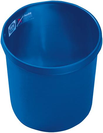 Papierkorb 18 l 320 mm blau