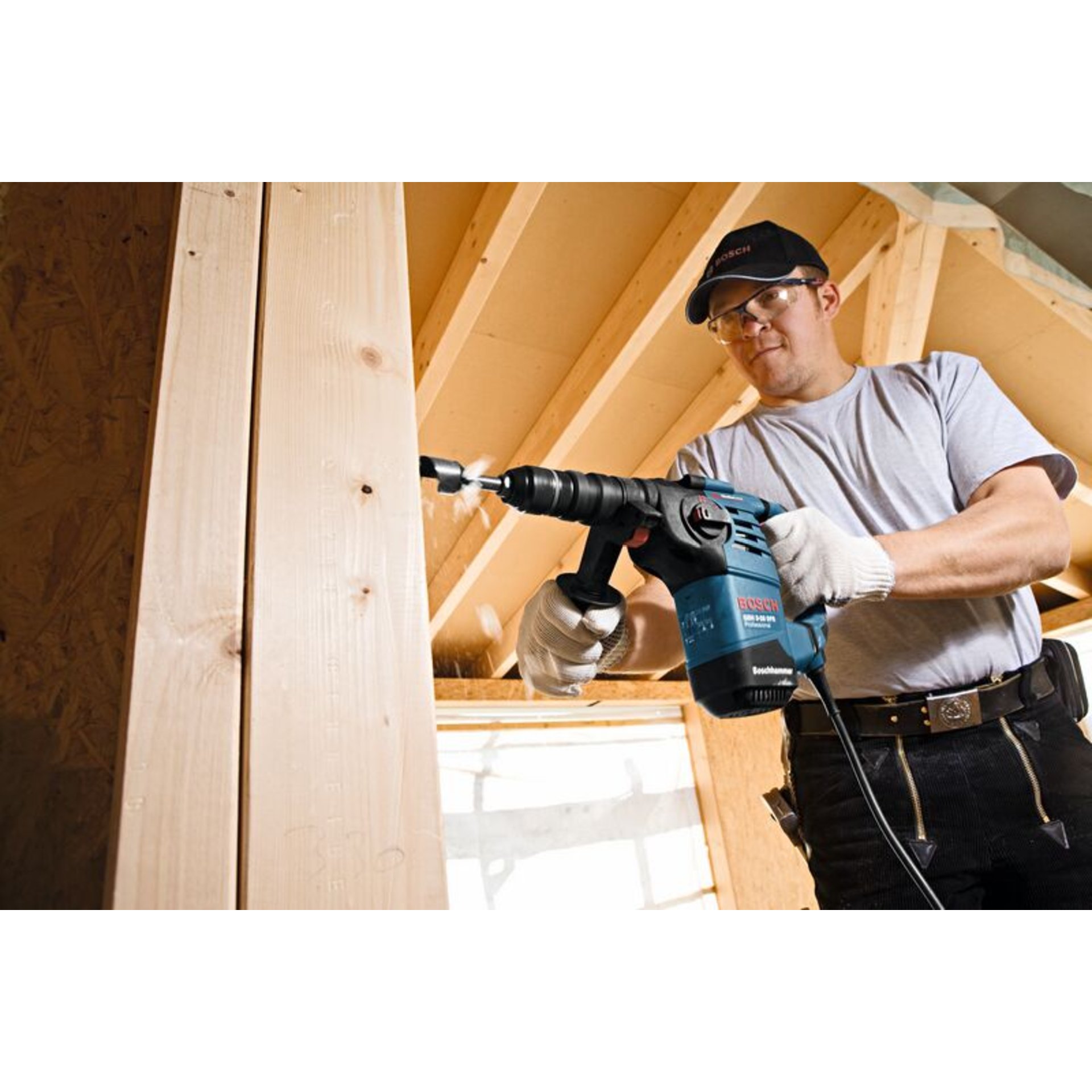 Bohrhammer mit SDS plus GBH 3-28 DFR, Handwerkerkoffer