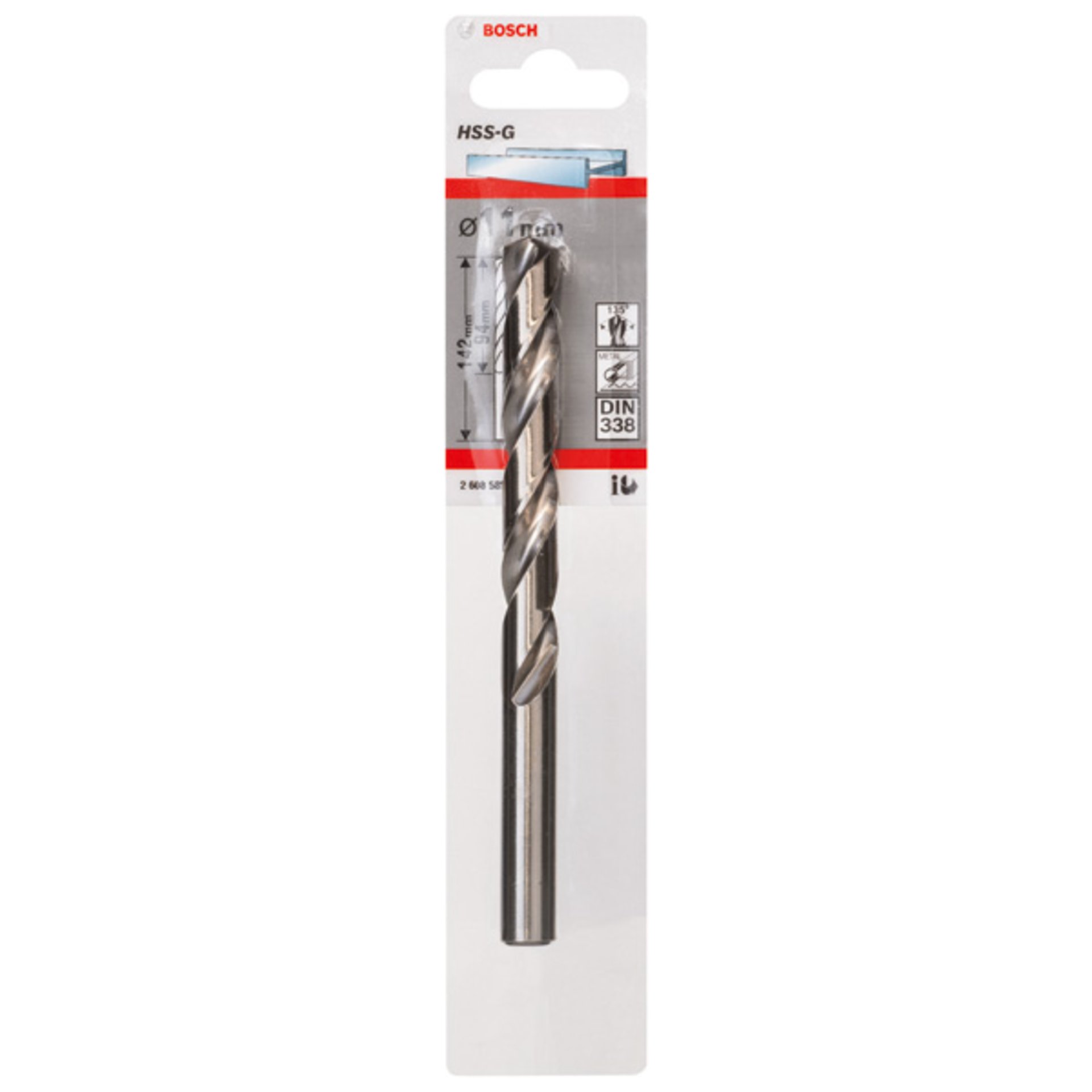 Metallbohrer HSS-G, DIN 338, 11 x 94 x 142 mm, 1er-Pack