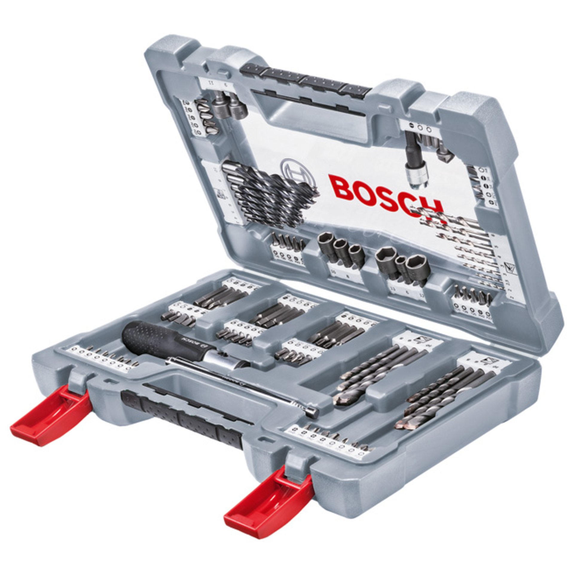 105-tlg. Premium X-Line Bohrer- und Schrauber-Set