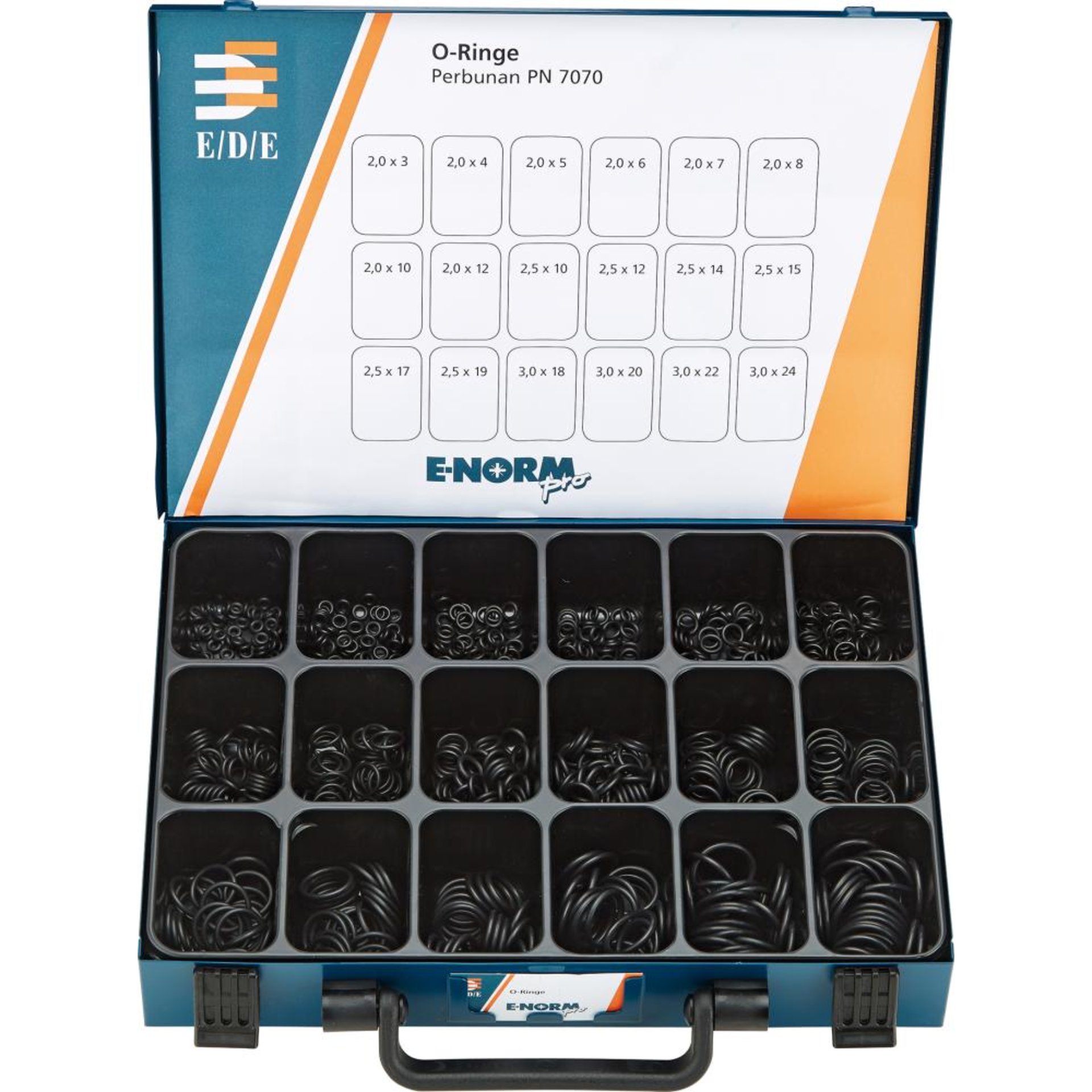 E-NORM Montagekoffer 40 O-Ringe E-NORMpro