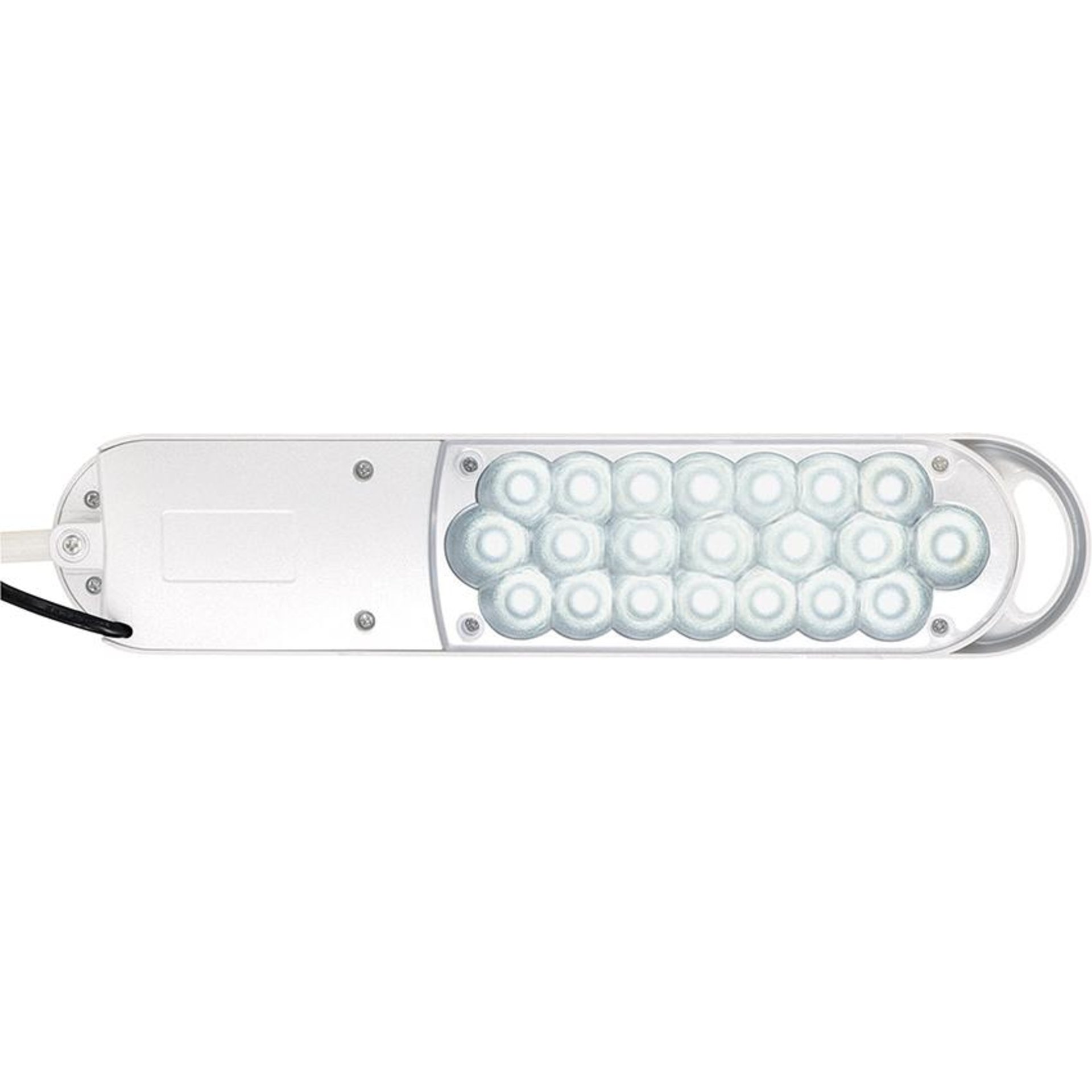 LED-Tischleuchte MAULatlantic mit Klemmfußweiß