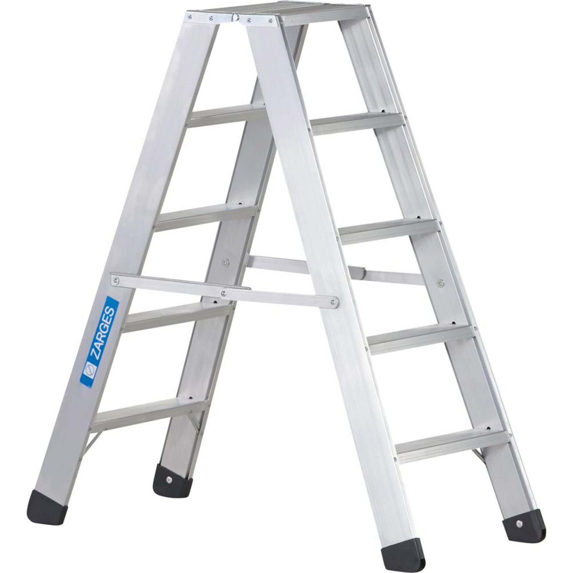 Stufenleiter Seventec B 2x5 Stufen Leiterlänge 1,20 m Arbeitshöhe 2,65 m ZARGES