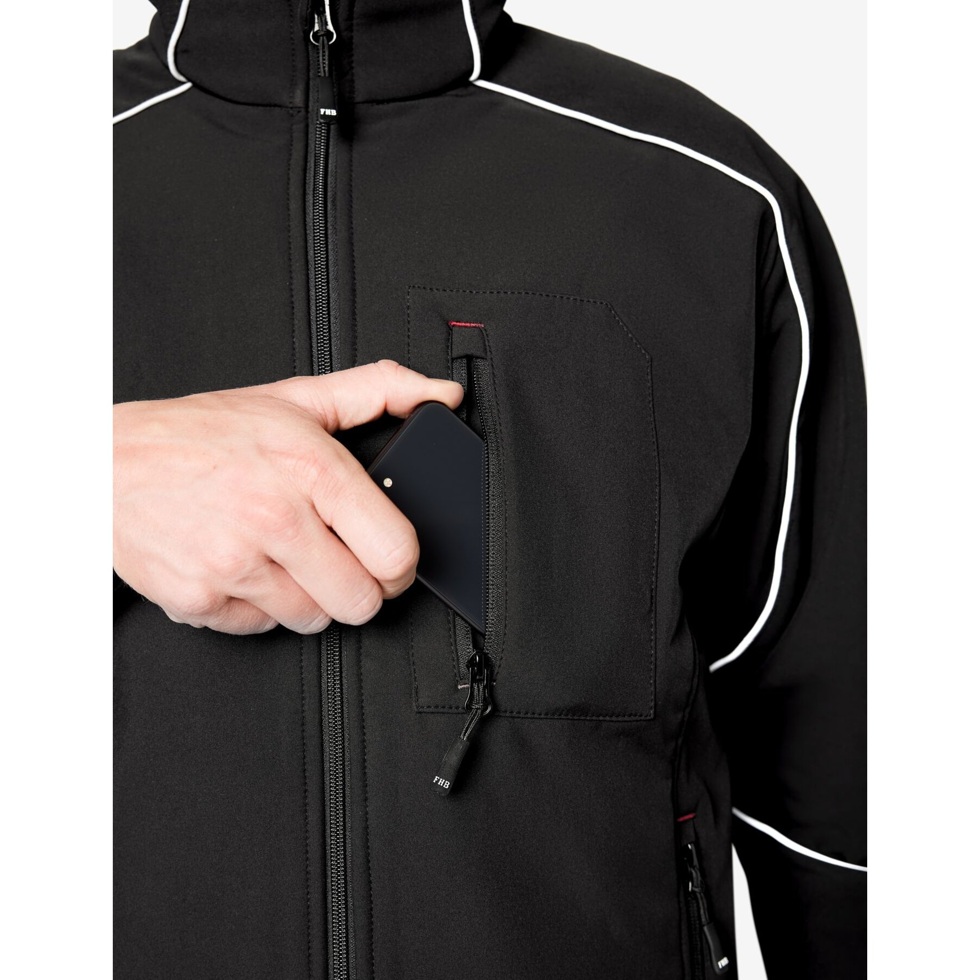 DIRK Softshell-Jacke schwarz 5XL