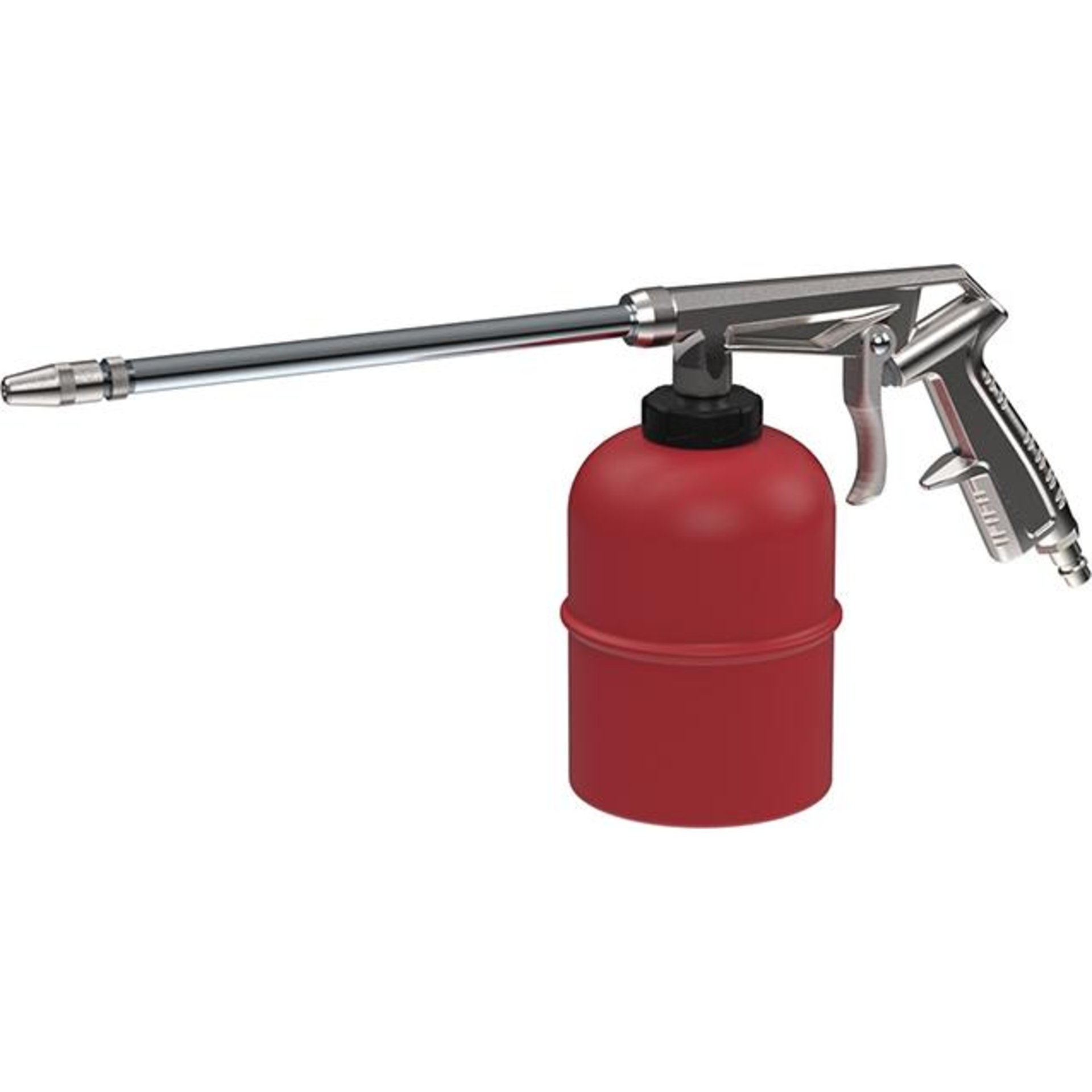 Sprühpistole Düse gerade, 1l, Kunstst. rot, 2-8bar, Stecker NW7,2 RIEGLER