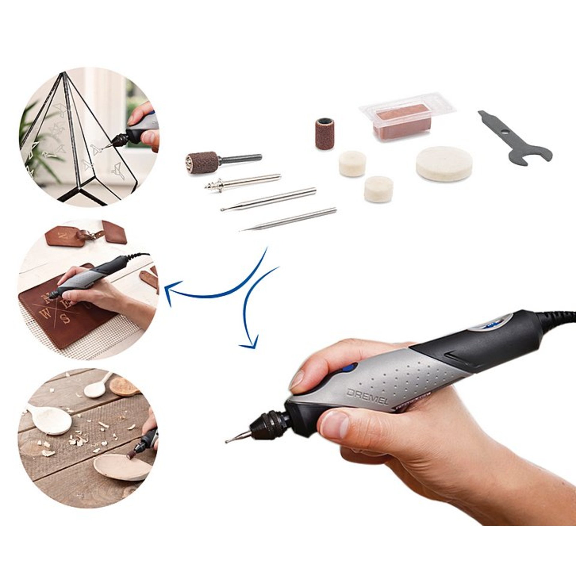 DREMEL® Stylo+, 2050-15 Multifunktionswerkzeug (9 Watt) mit 15 Zubehöre