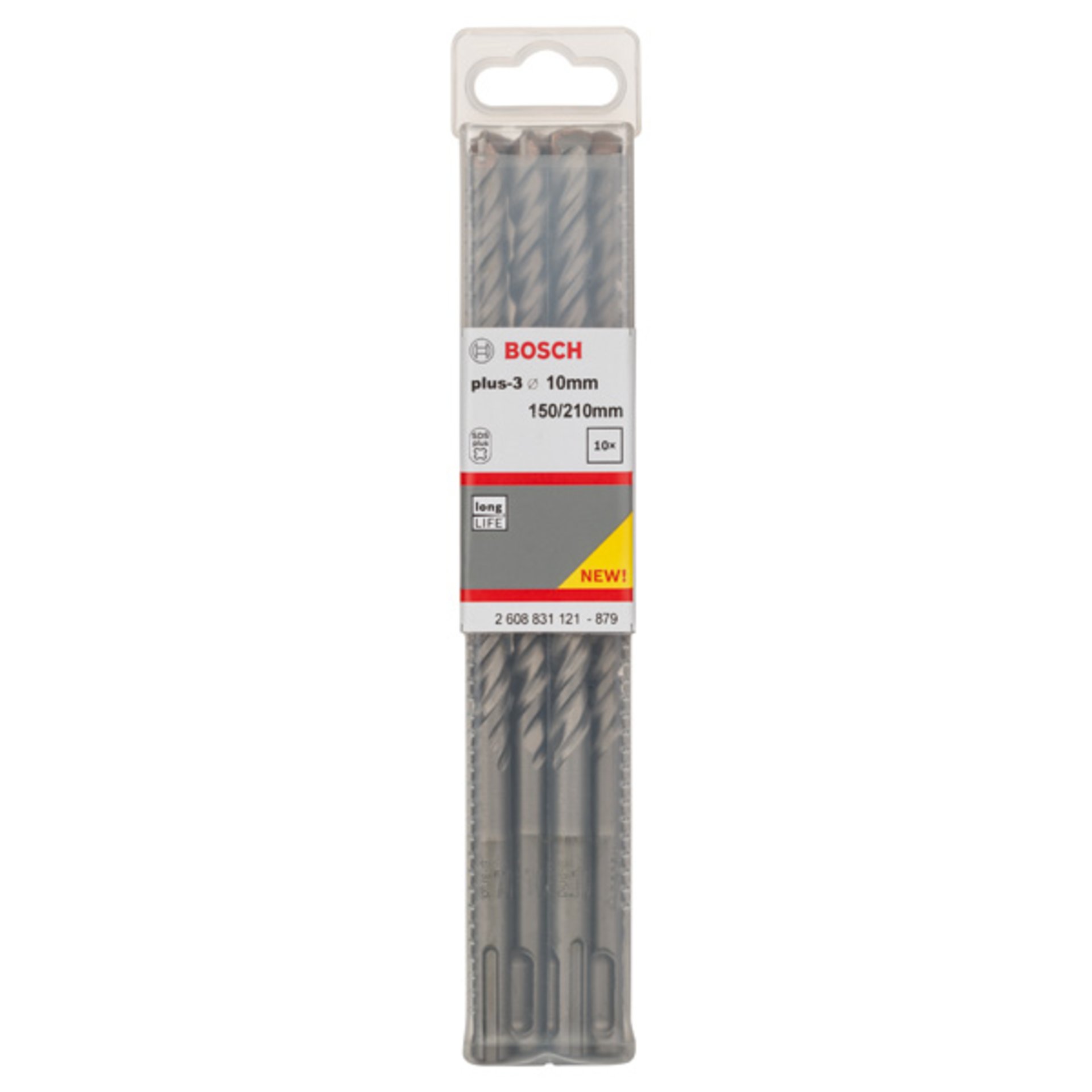 Hammerbohrer  plus-3, 10x150x210mm 10 Stk.