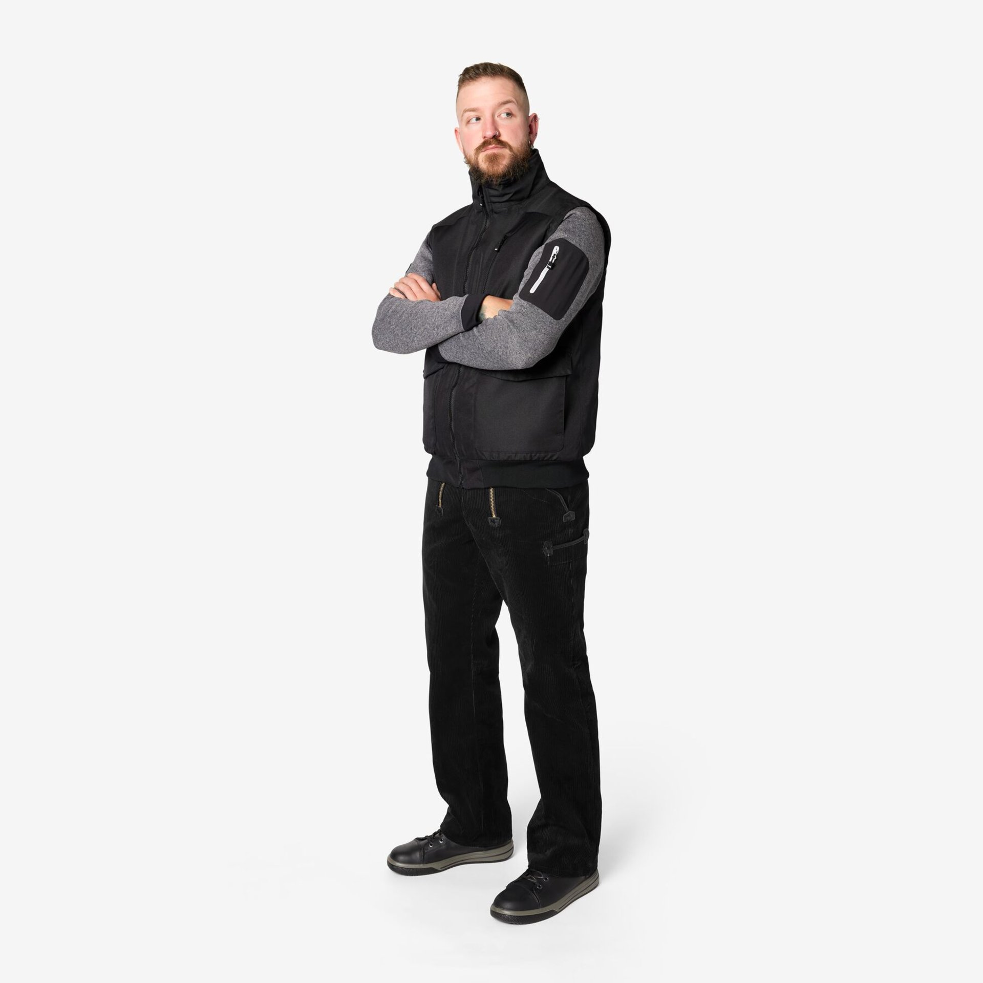 GUIDO Arbeitsweste schwarz L