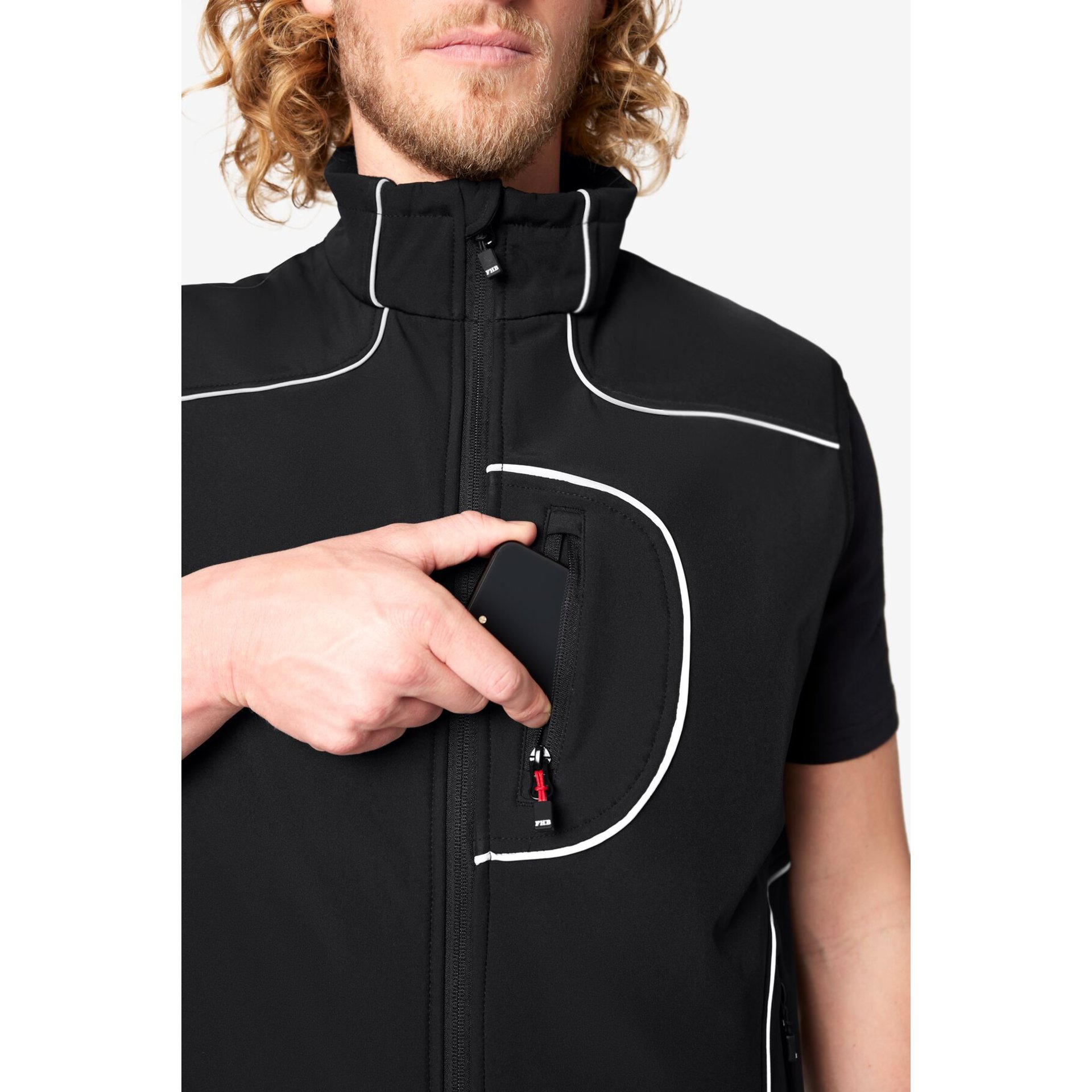 MARTIN Softshell-Weste schwarz M