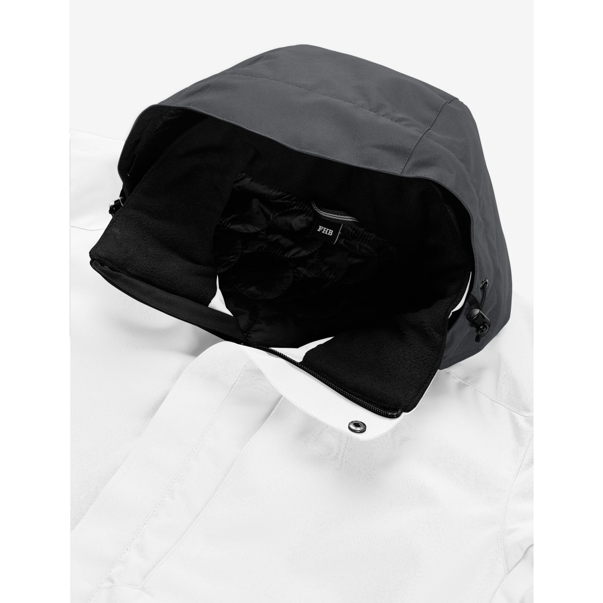 GEORG Arbeitsjacke Primaloft weiß-anthrazit M