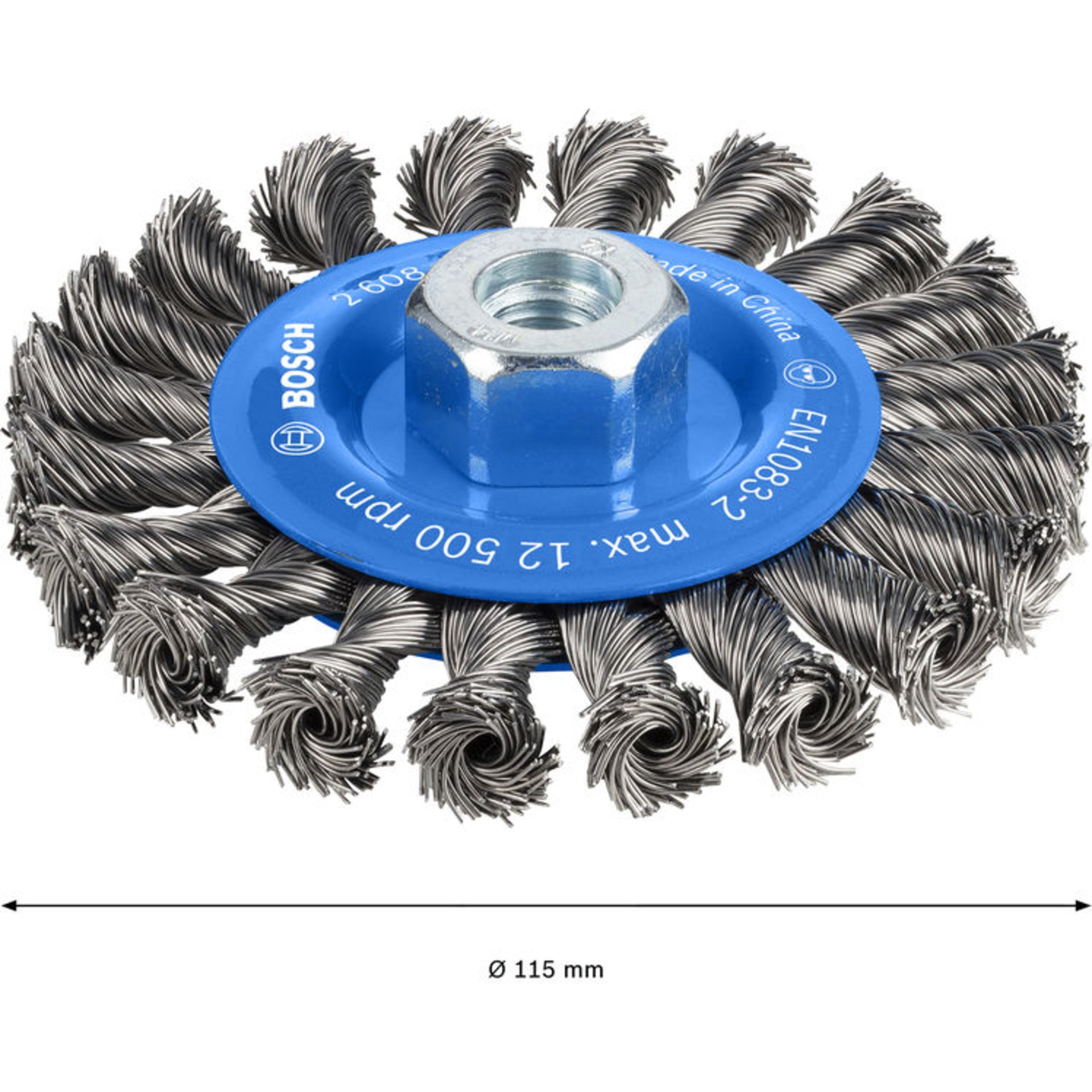 PRO Metal heavy Scheibenbürste, 115 x 0,5 mm, Gewinde
