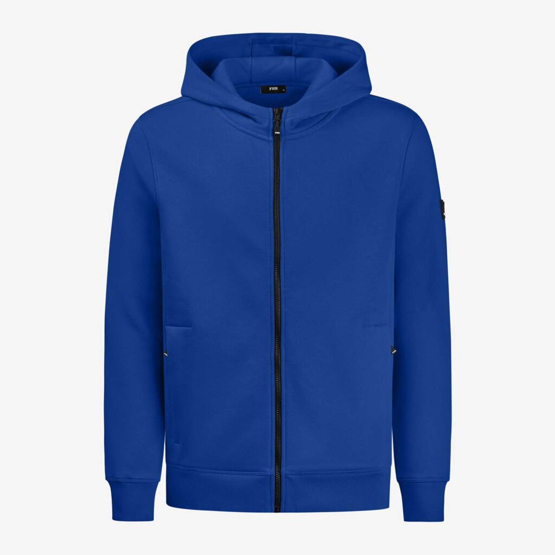 QUENTIN Hoodie-Jacke unisex royalblau XS