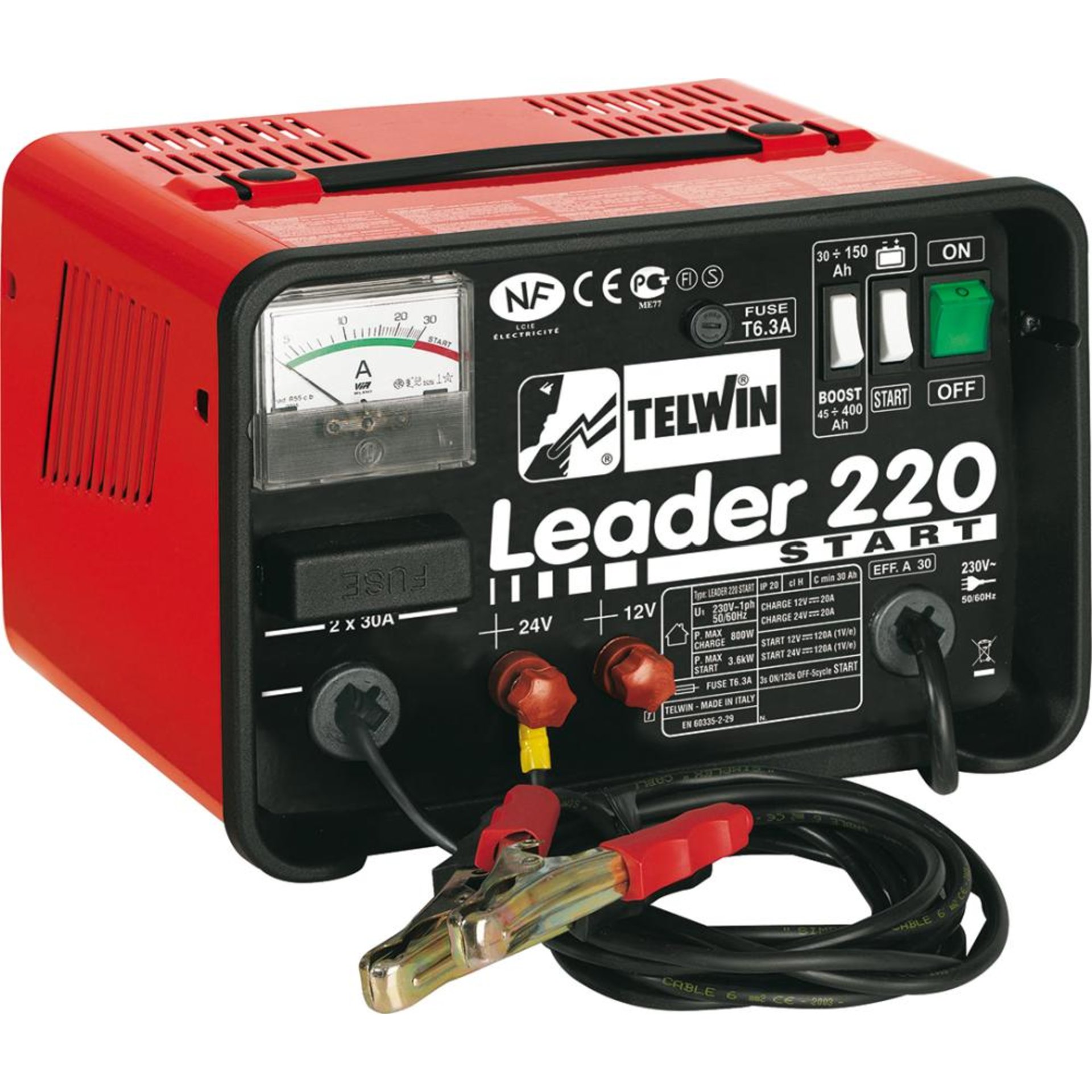 Batterie-Ladegerät LEADER 220 START 12/24 V
