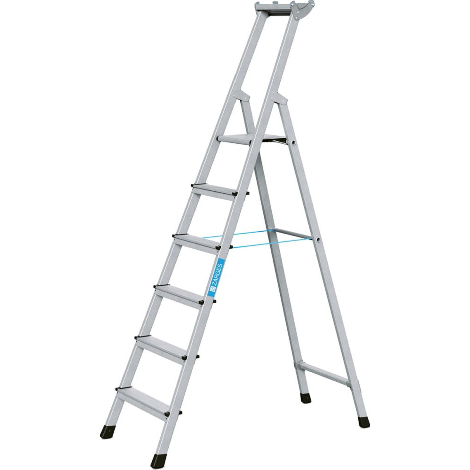 Stufenleiter XLstep S 6 Stufen Plattformhöhe 1,49 m Arbeitshöhe 3,50 m ZARGES