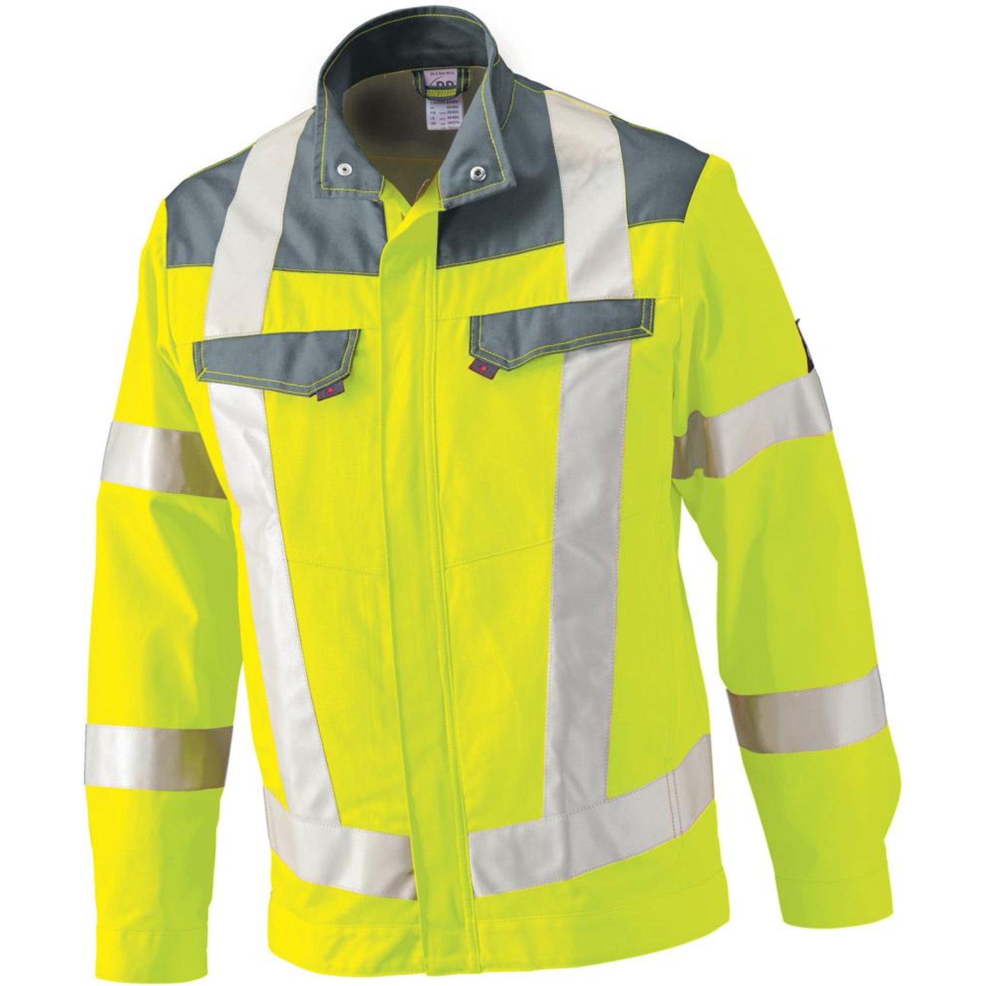 Arbeitsjacke 2012 845,Gr.52/54,warngelb/dunkelgrau