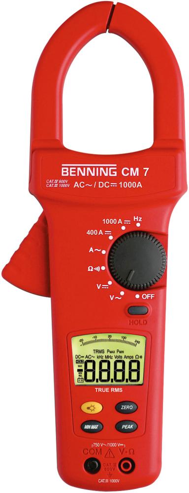 Benning Digital-Stromzangen- Multimeter CM 7