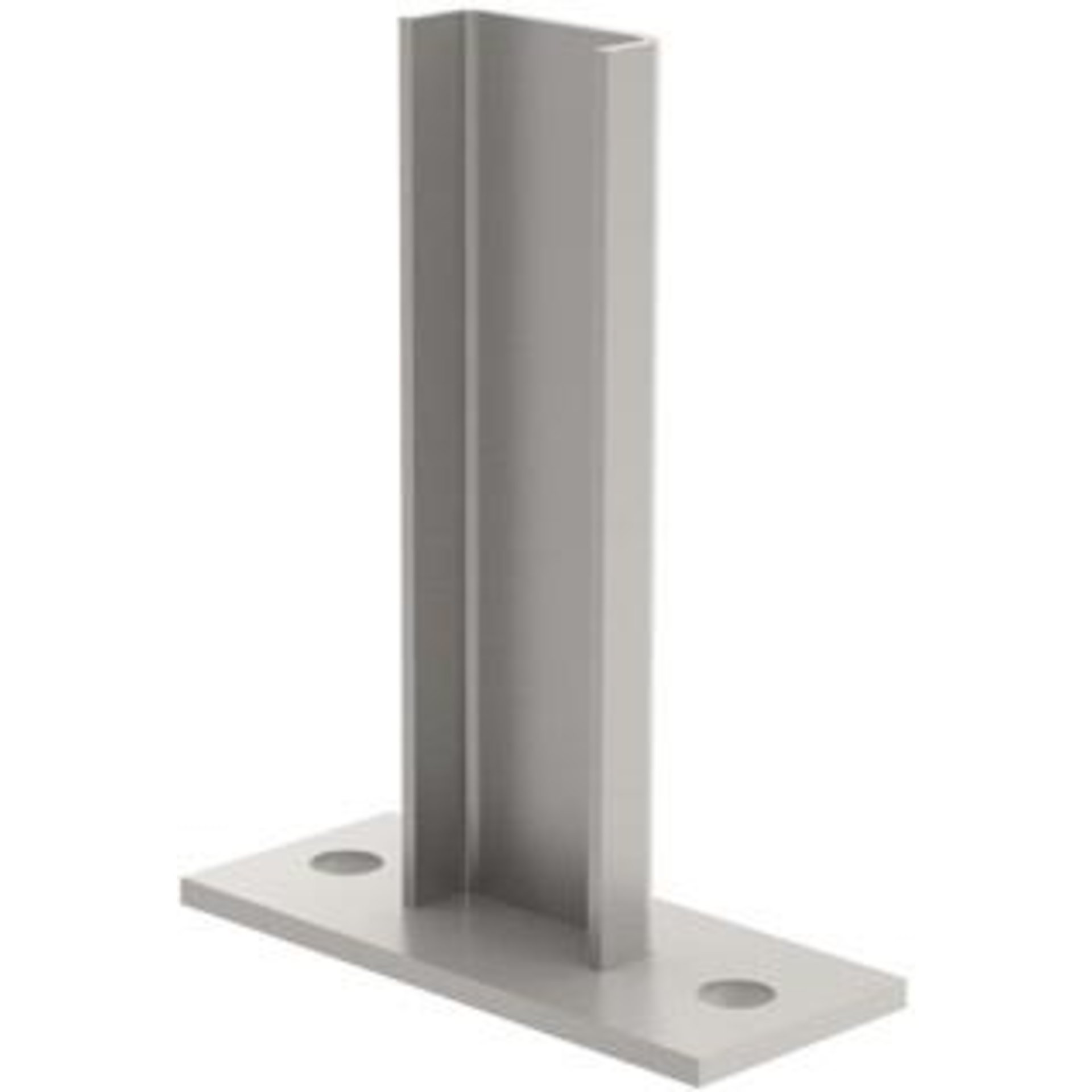 Fußplatte Edelstahl V4A für GFK-Leiter für GFK-Leiter